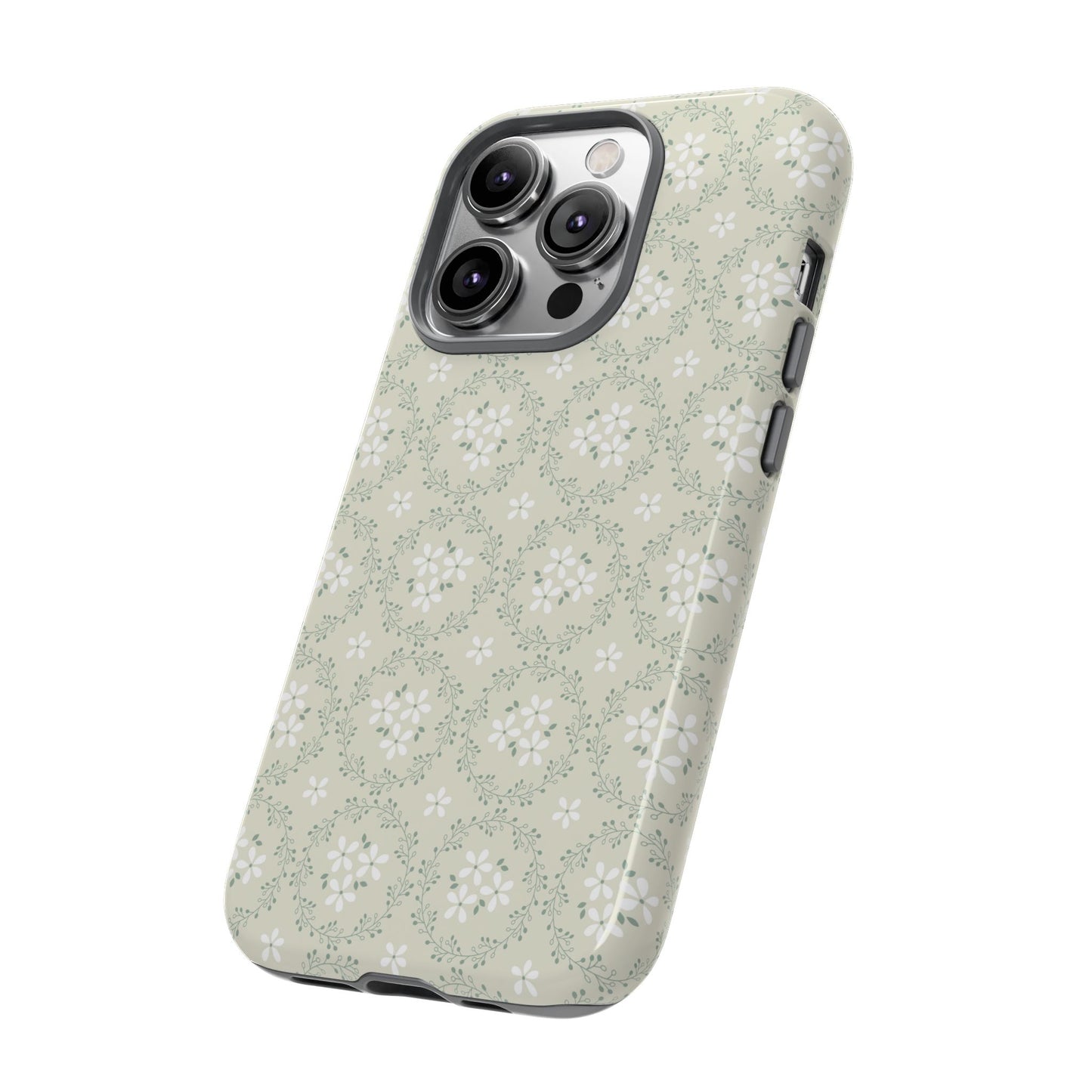 Vintage Daisy Wreath iPhone Case