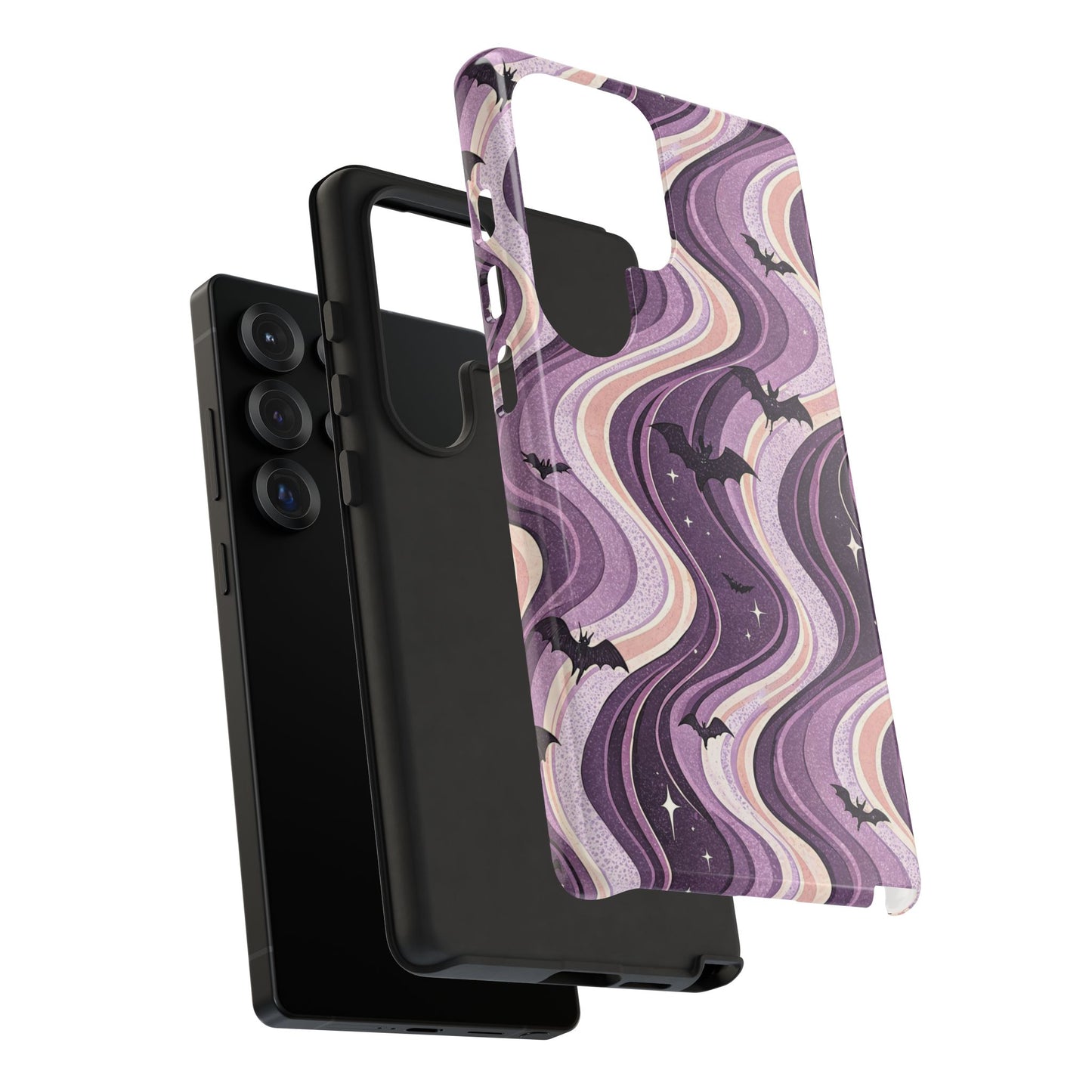 Retro Bats & Swirls Samsung Case
