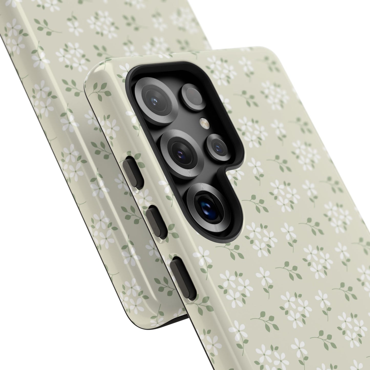 Beige Daisy Bloom Samsung Case