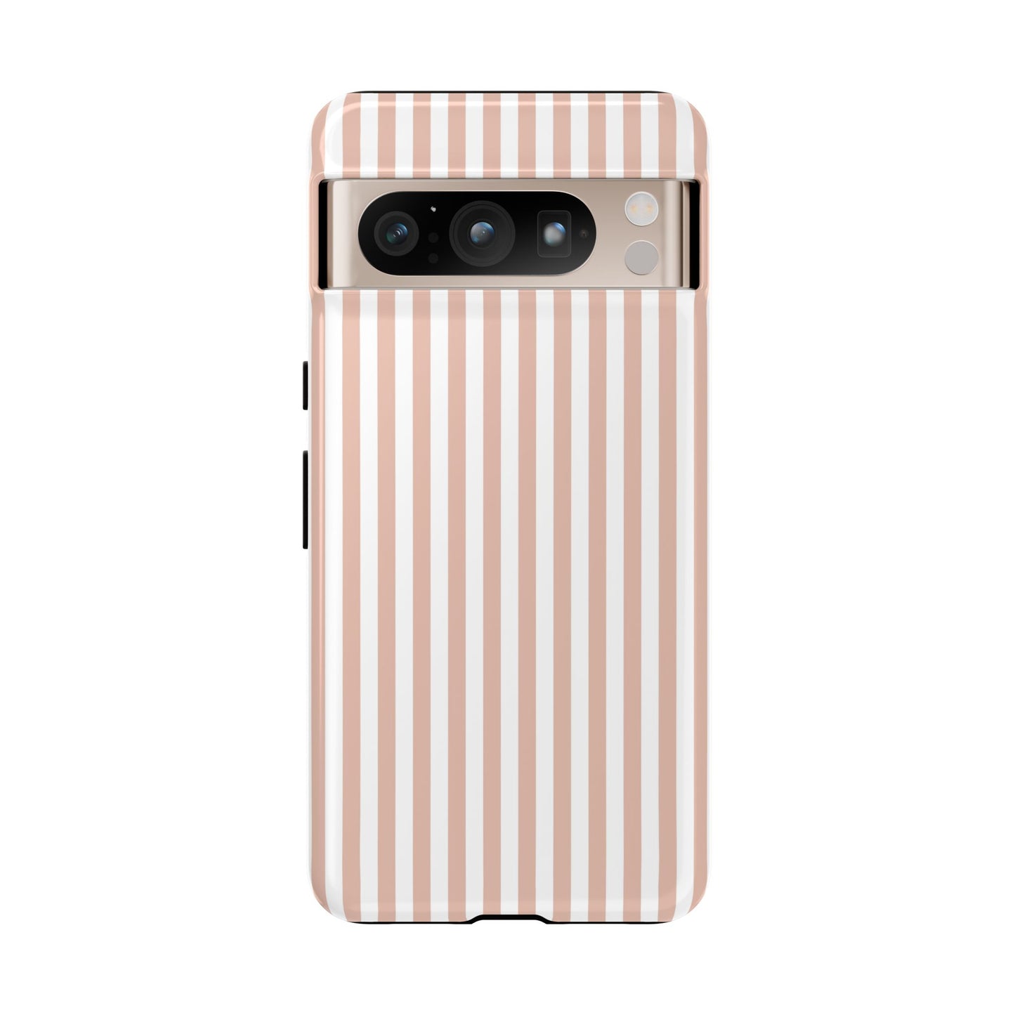 Blush & White Stripe Google Pixel Case