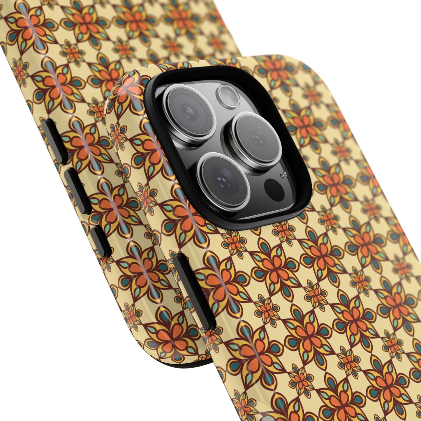 Retro Mandala Floral iPhone Case