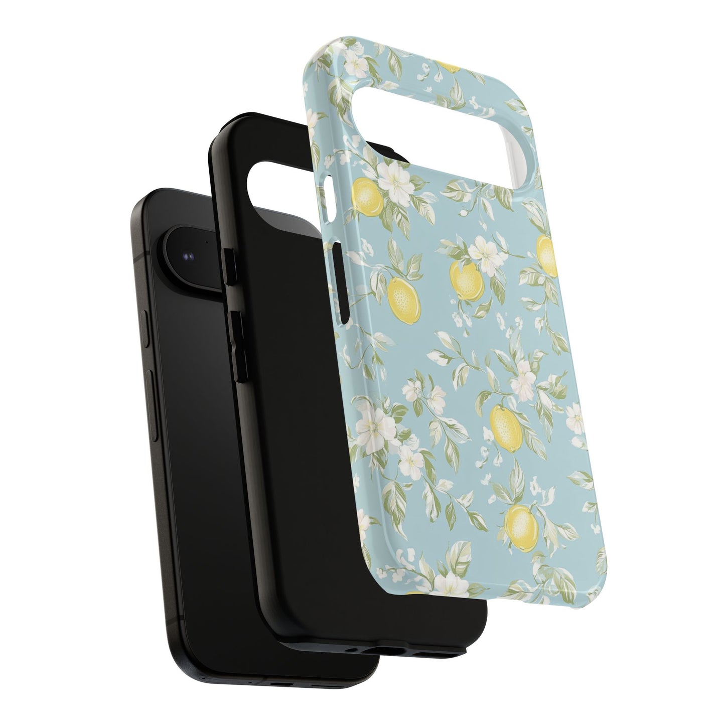 Lemon Blossom Blue Google Pixel Case