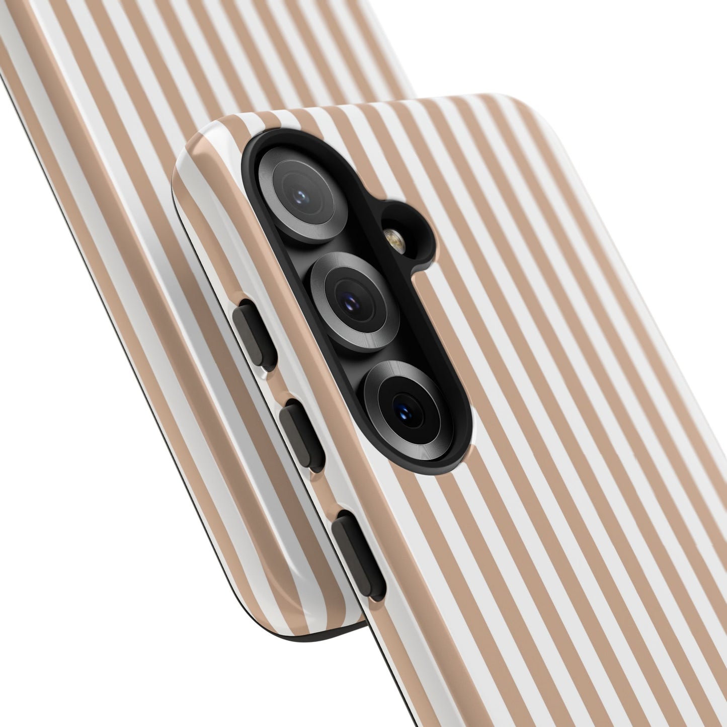 Tan & White Stripe Samsung Case
