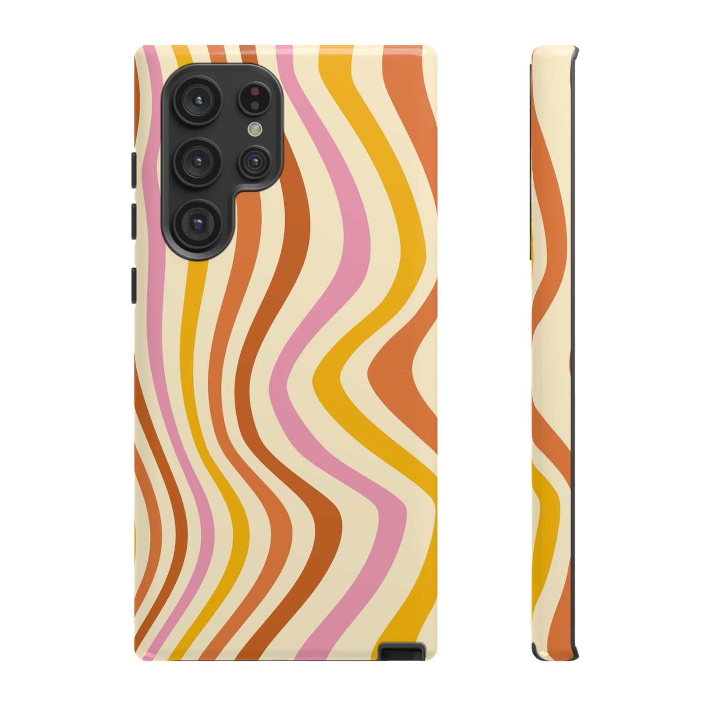 Retro Sunset Wave Samsung Case