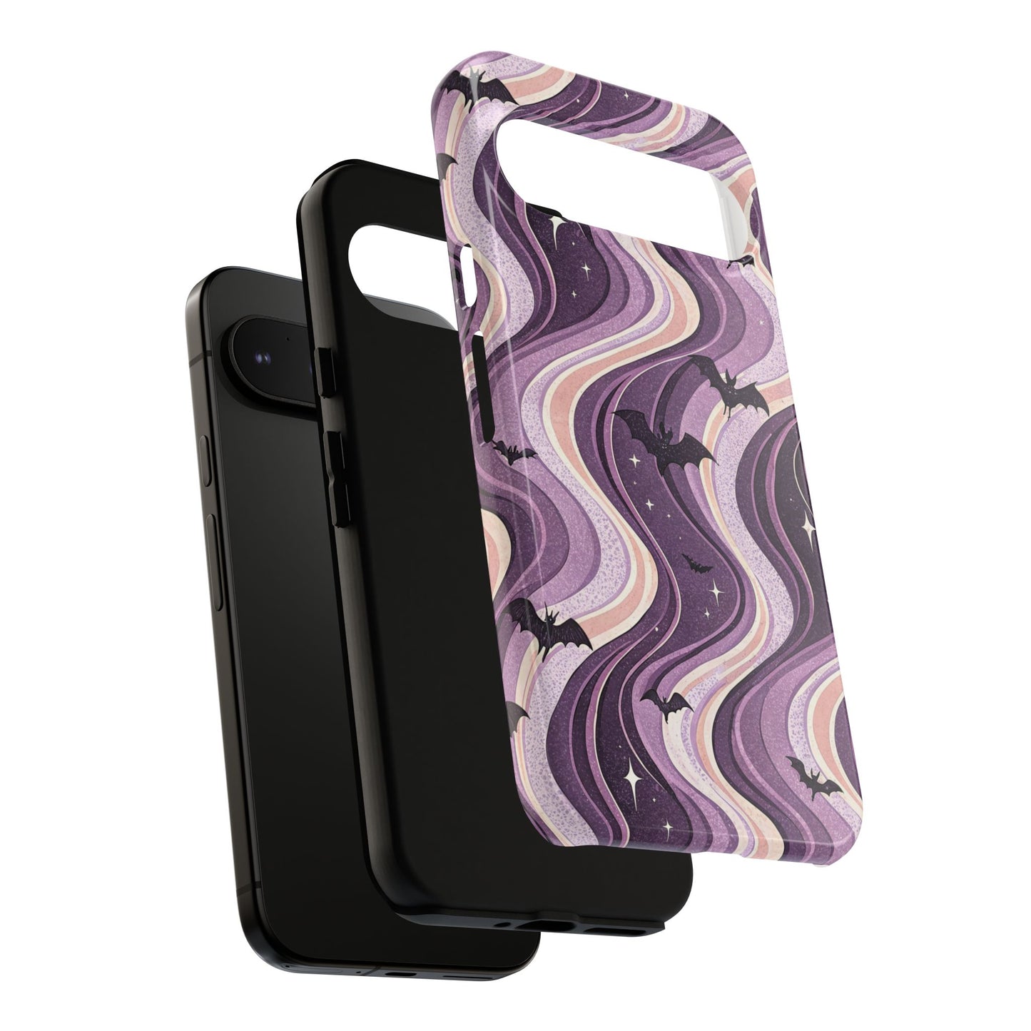 Retro Bats & Swirls Google Pixel Case