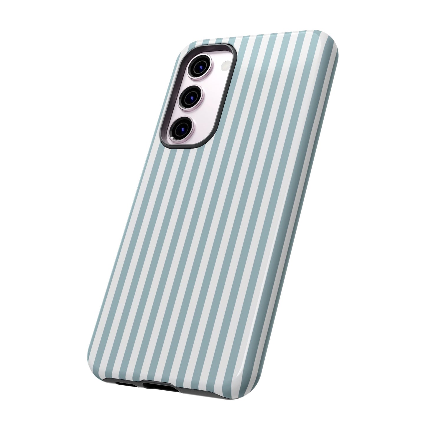 Blue & White Stripe Samsung Case