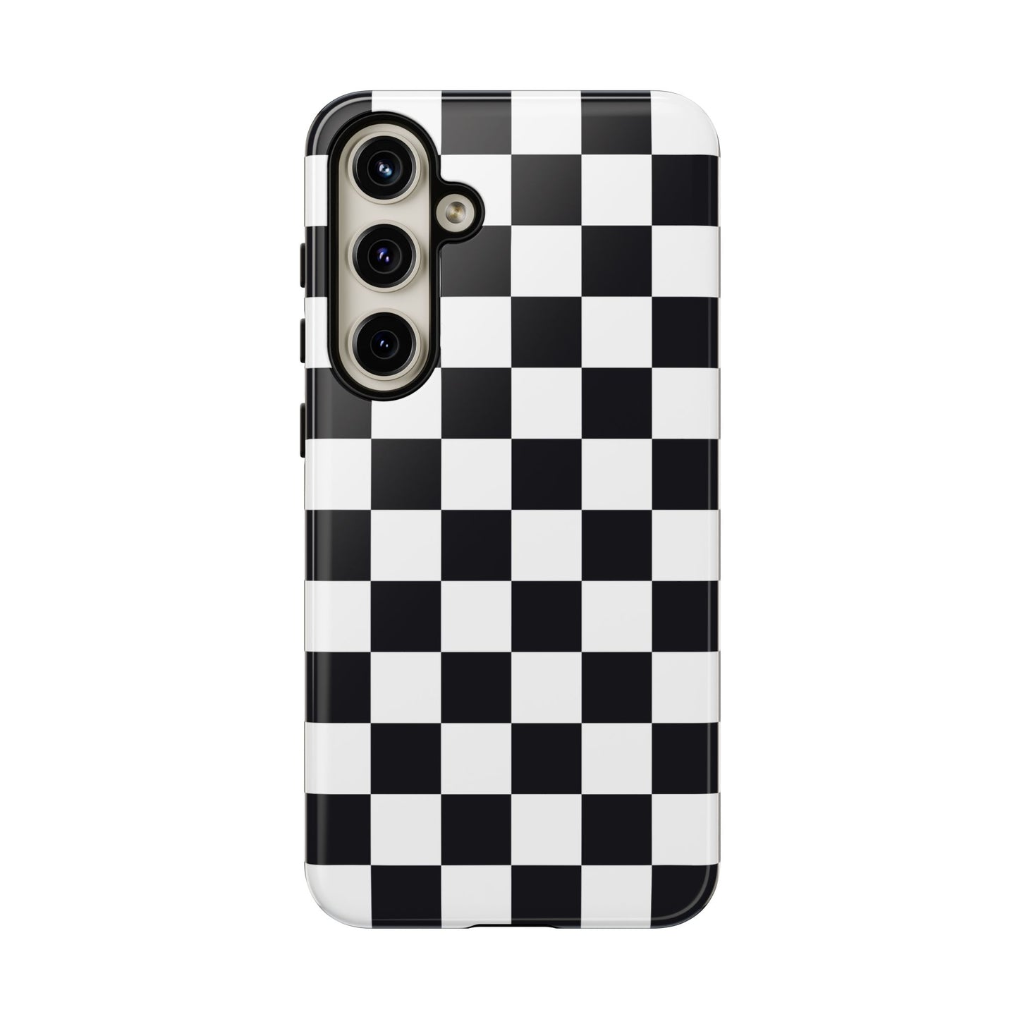 Black & White Checkerboard Samsung Case