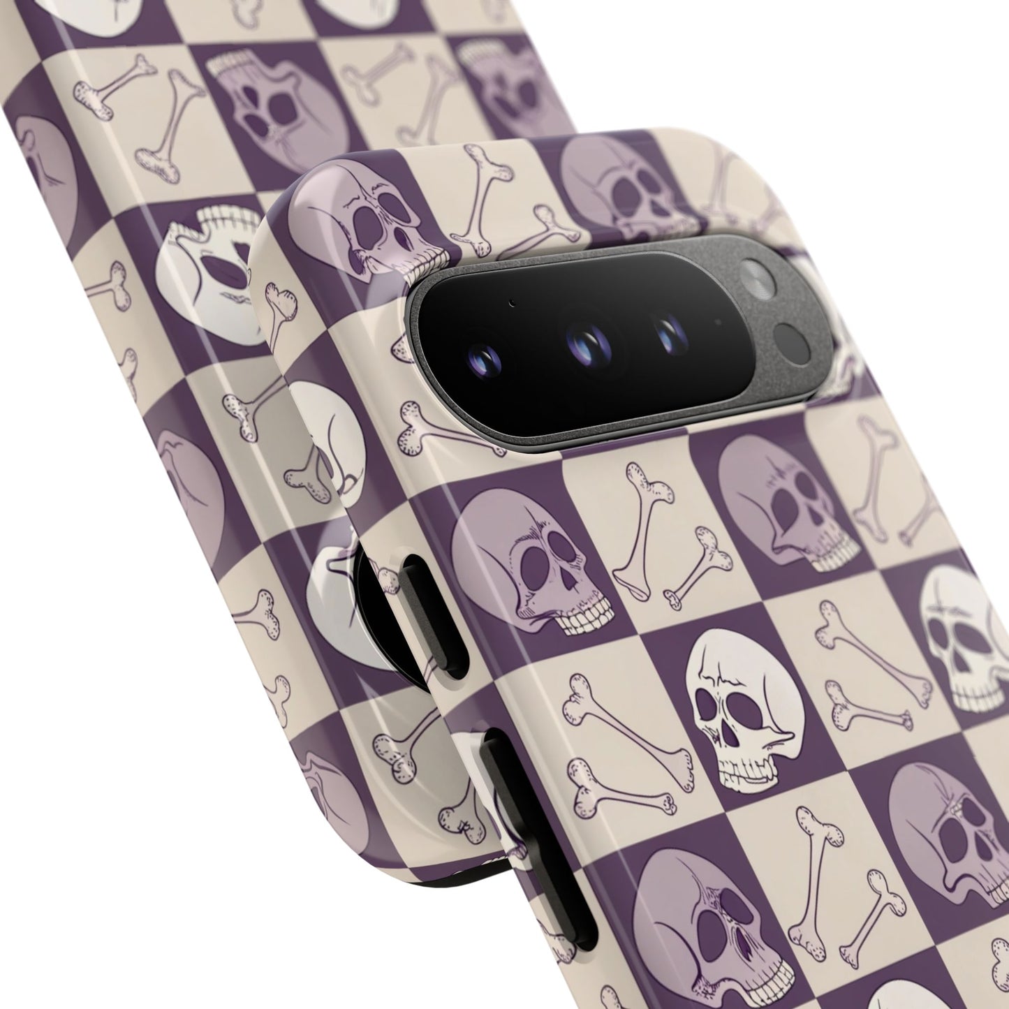 Skull & Bones Checkered Google Pixel Case