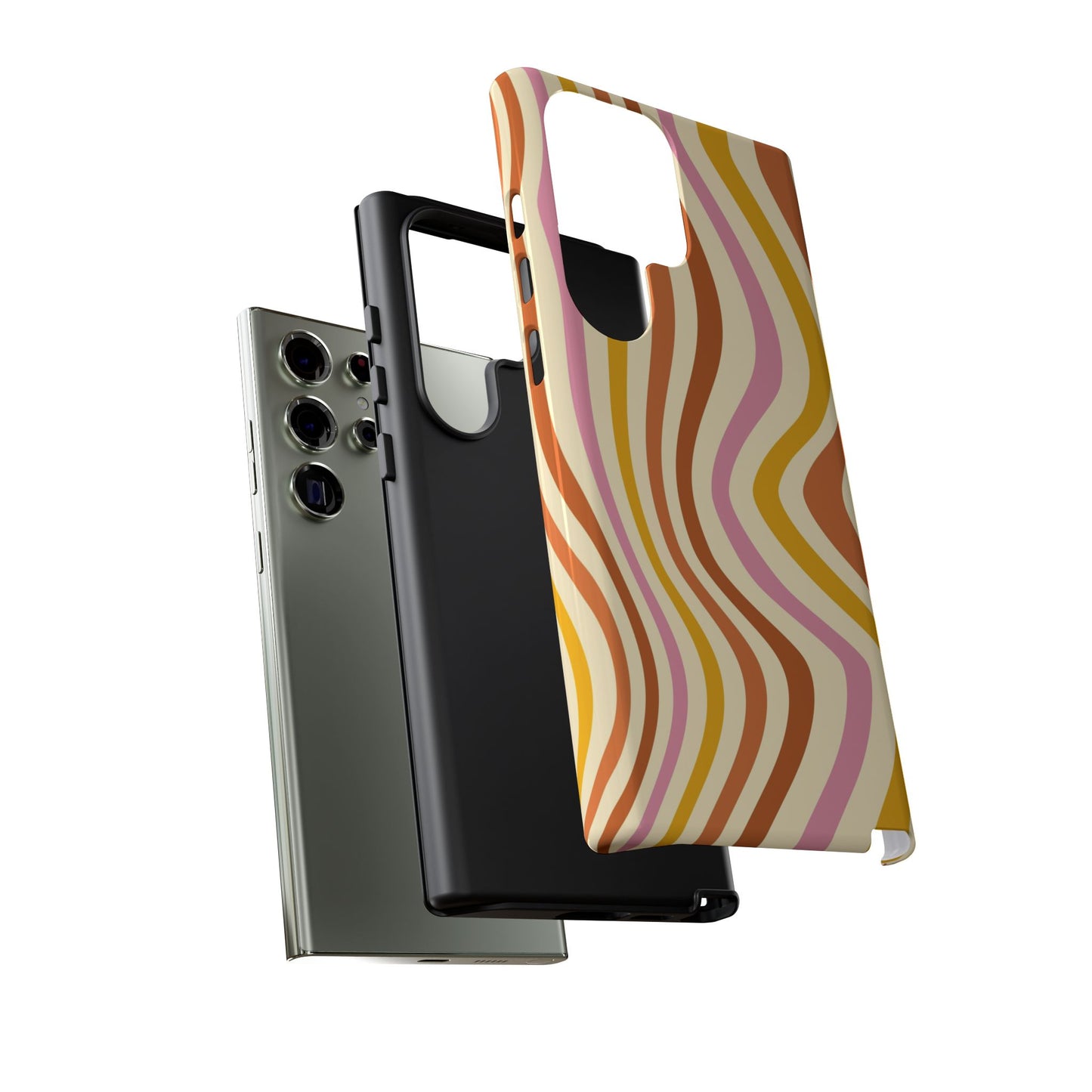 Retro Sunset Wave Samsung Case