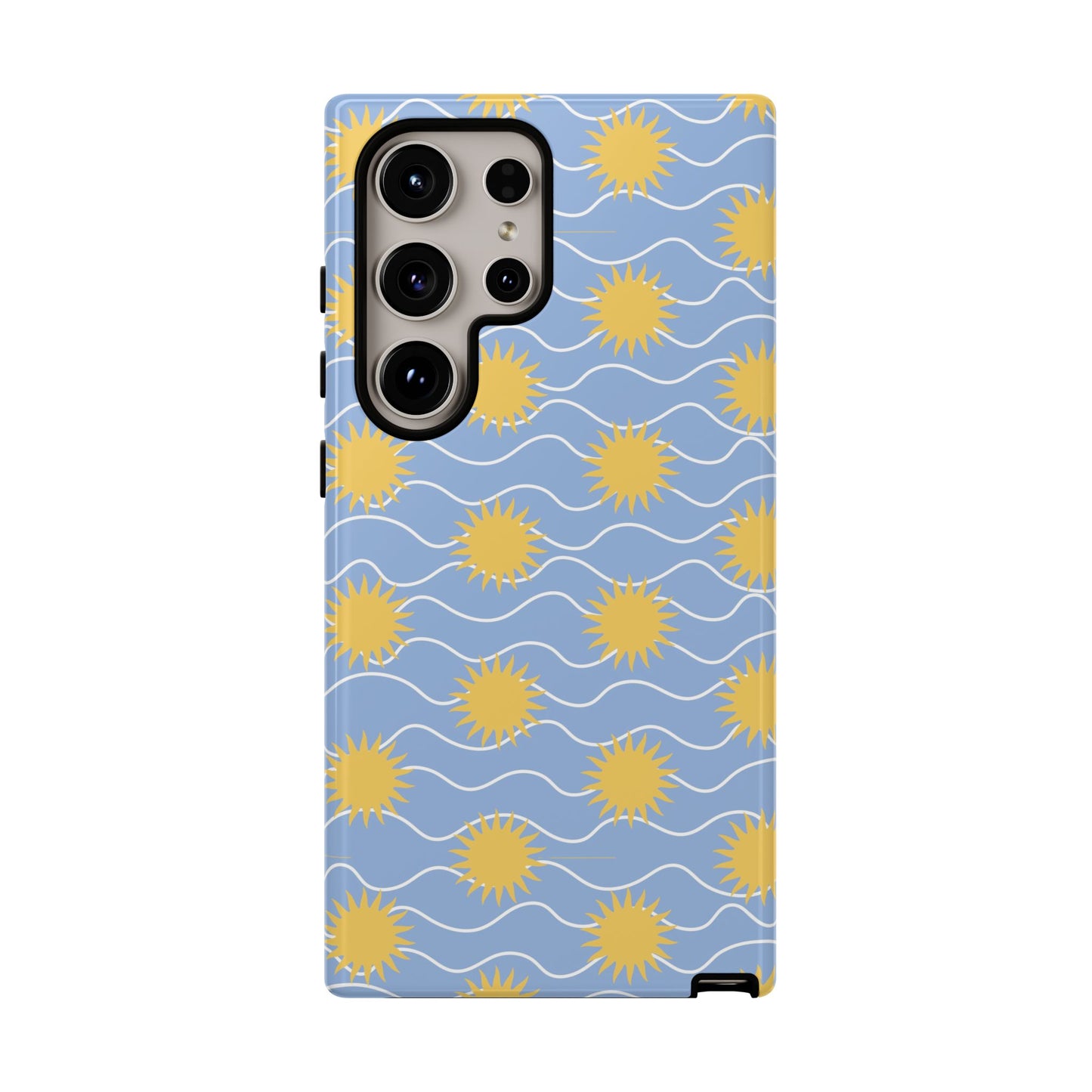 Sunny Waves Blue Samsung Case
