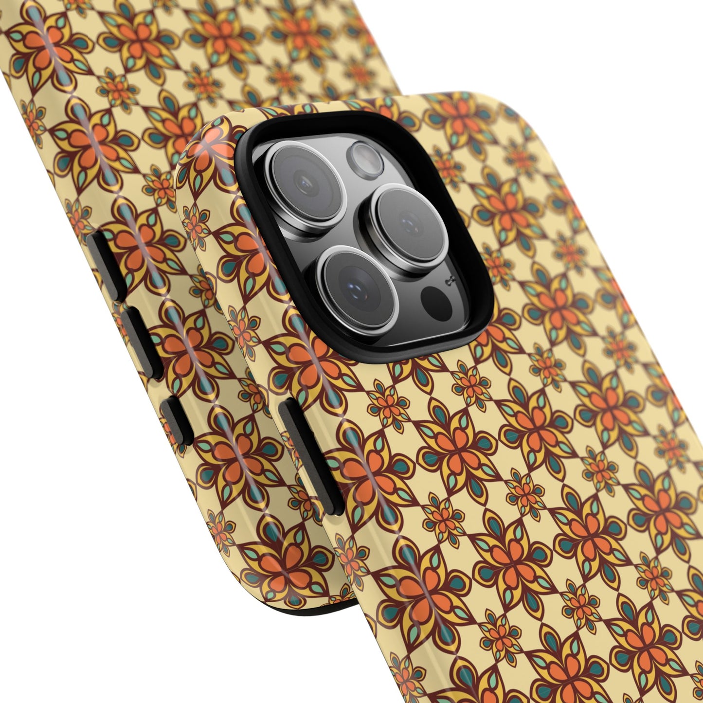 Retro Mandala Floral iPhone Case