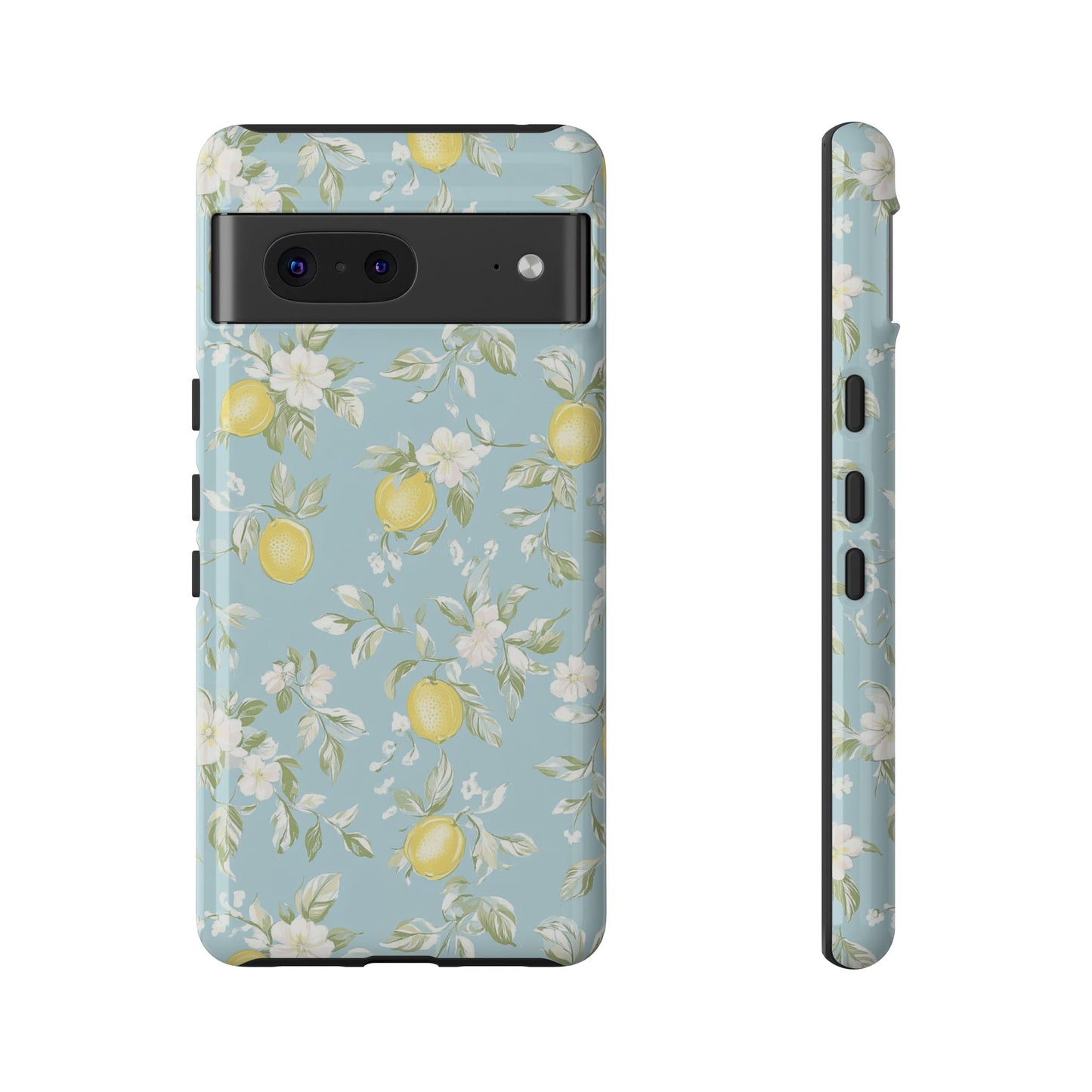 Lemon Blossom Blue Google Pixel Case