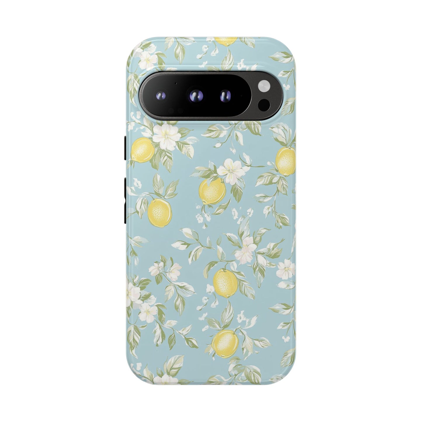 Lemon Blossom Blue Google Pixel Case