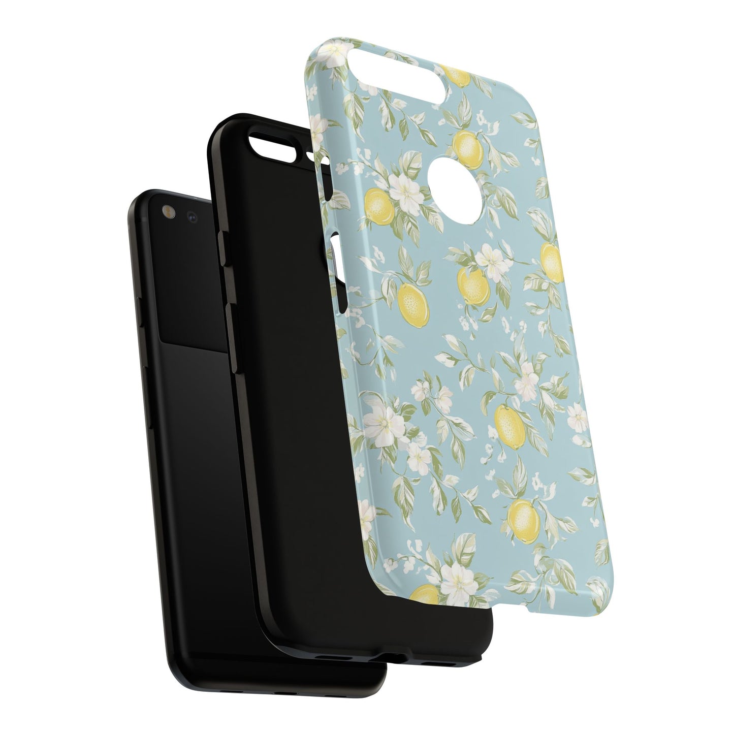 Lemon Blossom Blue Google Pixel Case