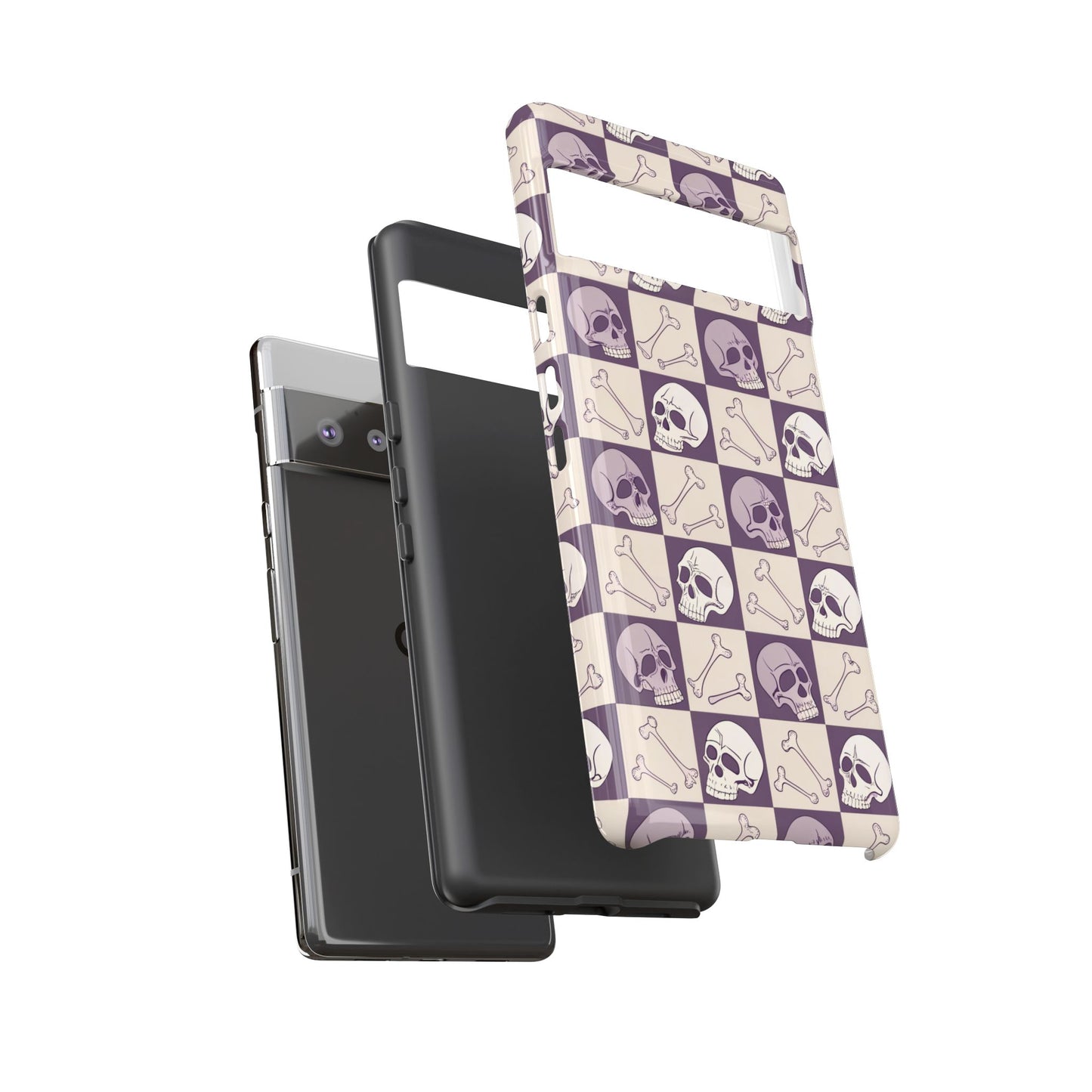 Skull & Bones Checkered Google Pixel Case