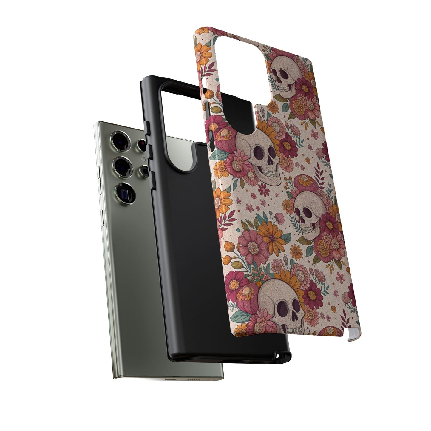 Floral Skull Samsung Case