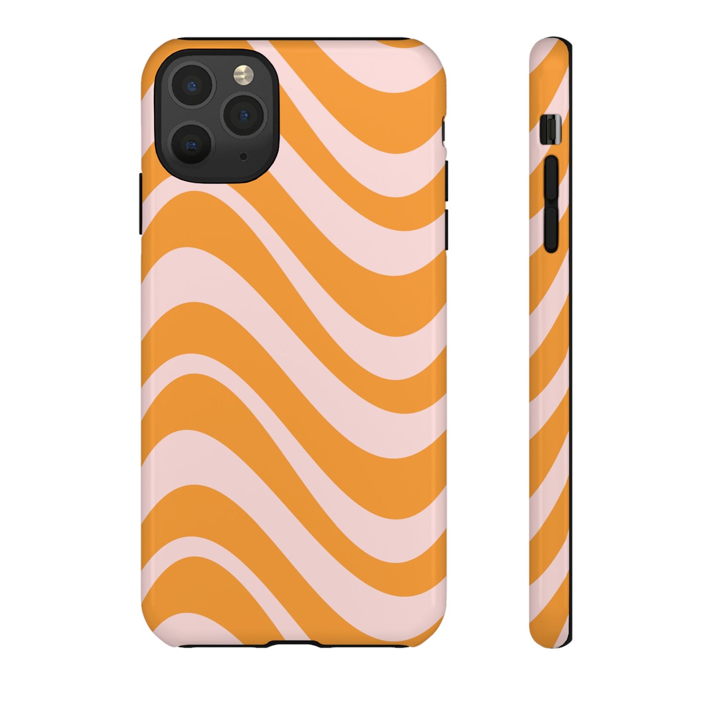 Retro Wavy Stripe iPhone Case