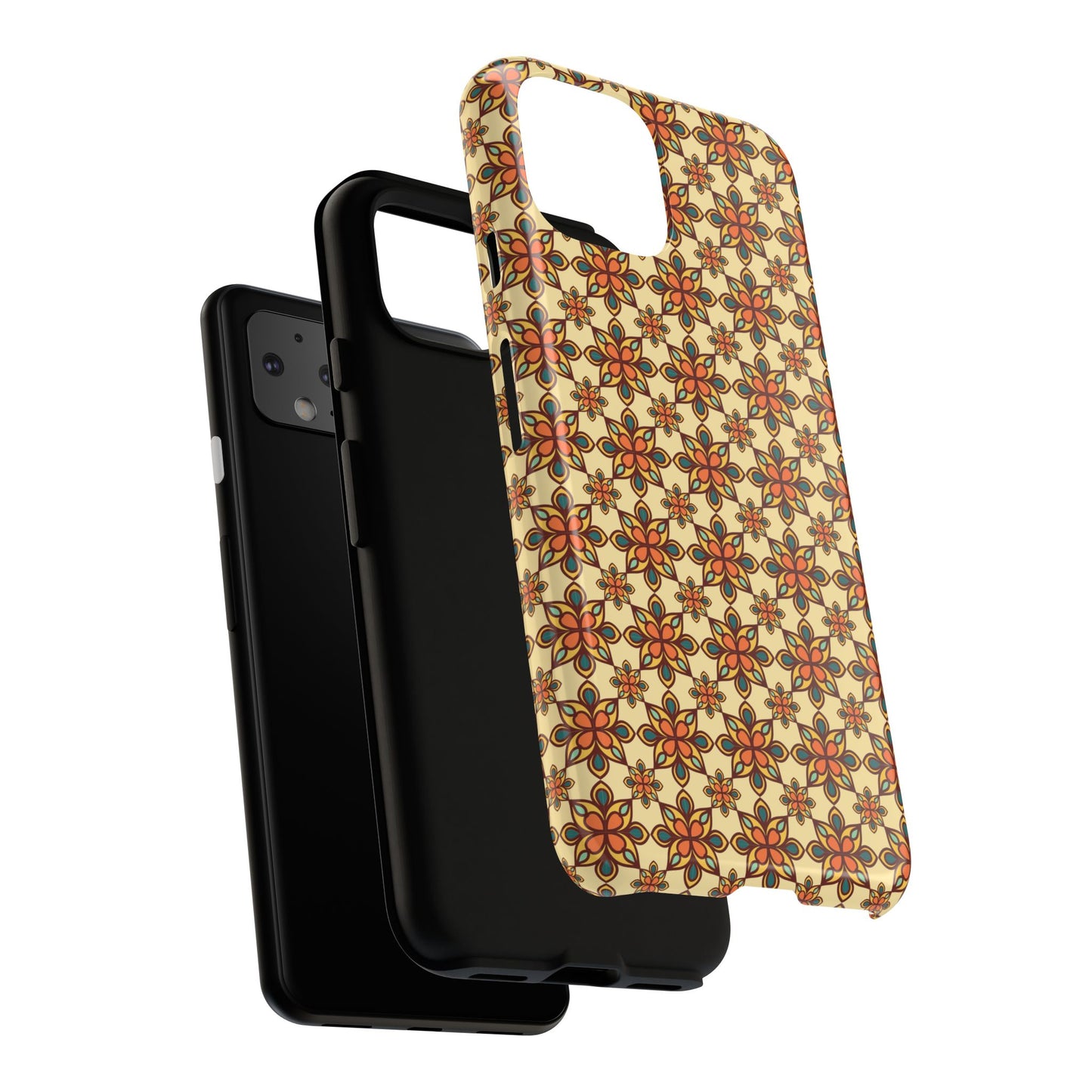 Retro Mandala Floral Google Pixel Case