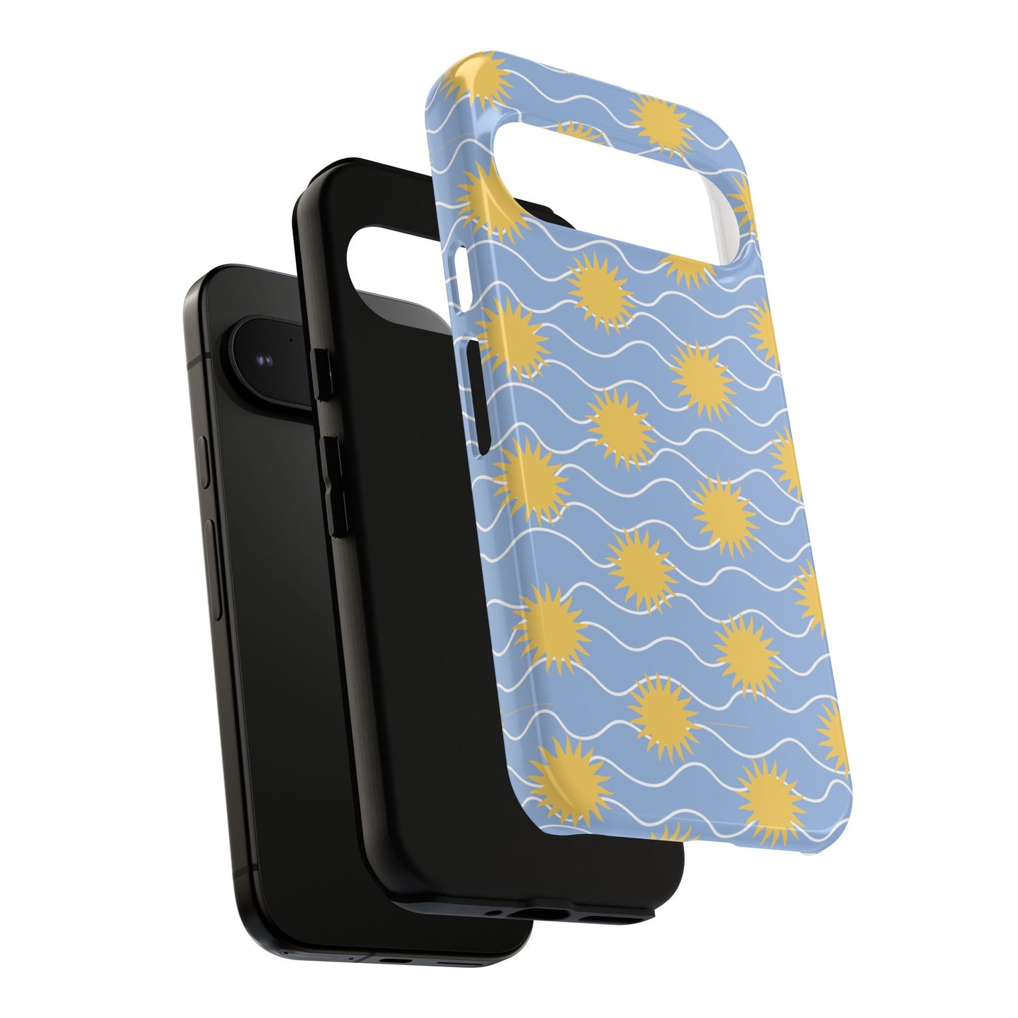 Sunny Waves Blue Google Pixel Case