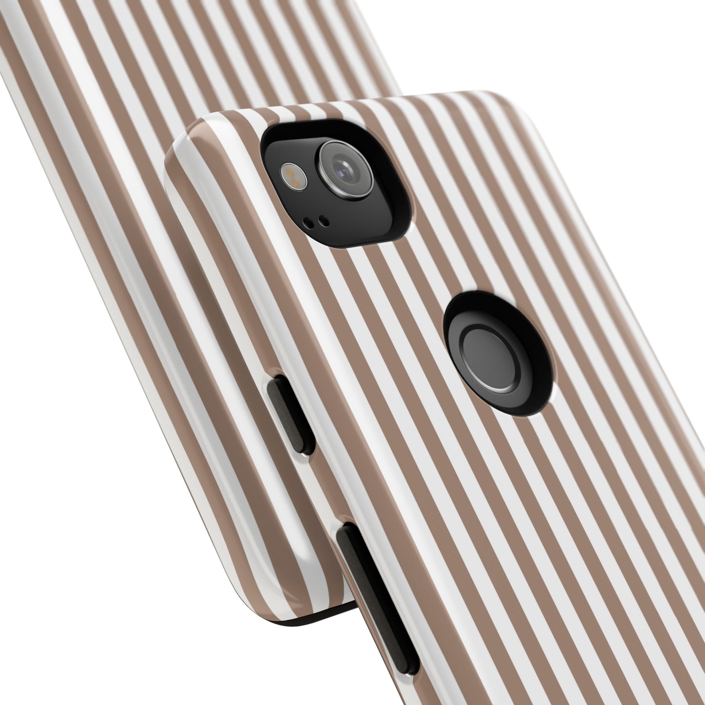 Beige & White Stripe Google Pixel Case