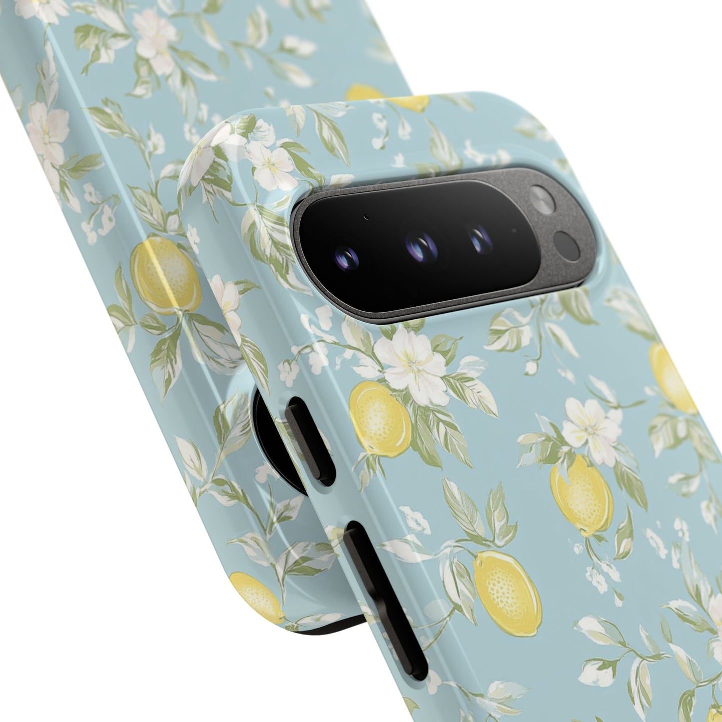 Lemon Blossom Blue Google Pixel Case