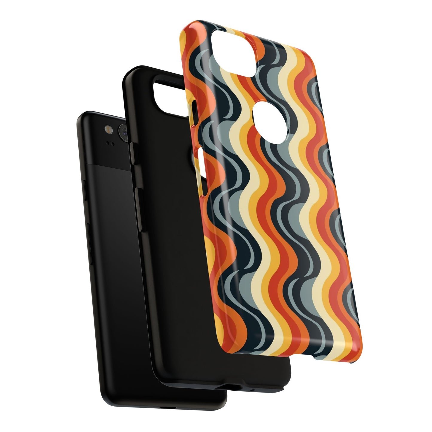 Retro Wavy Stripe Google Pixel Case