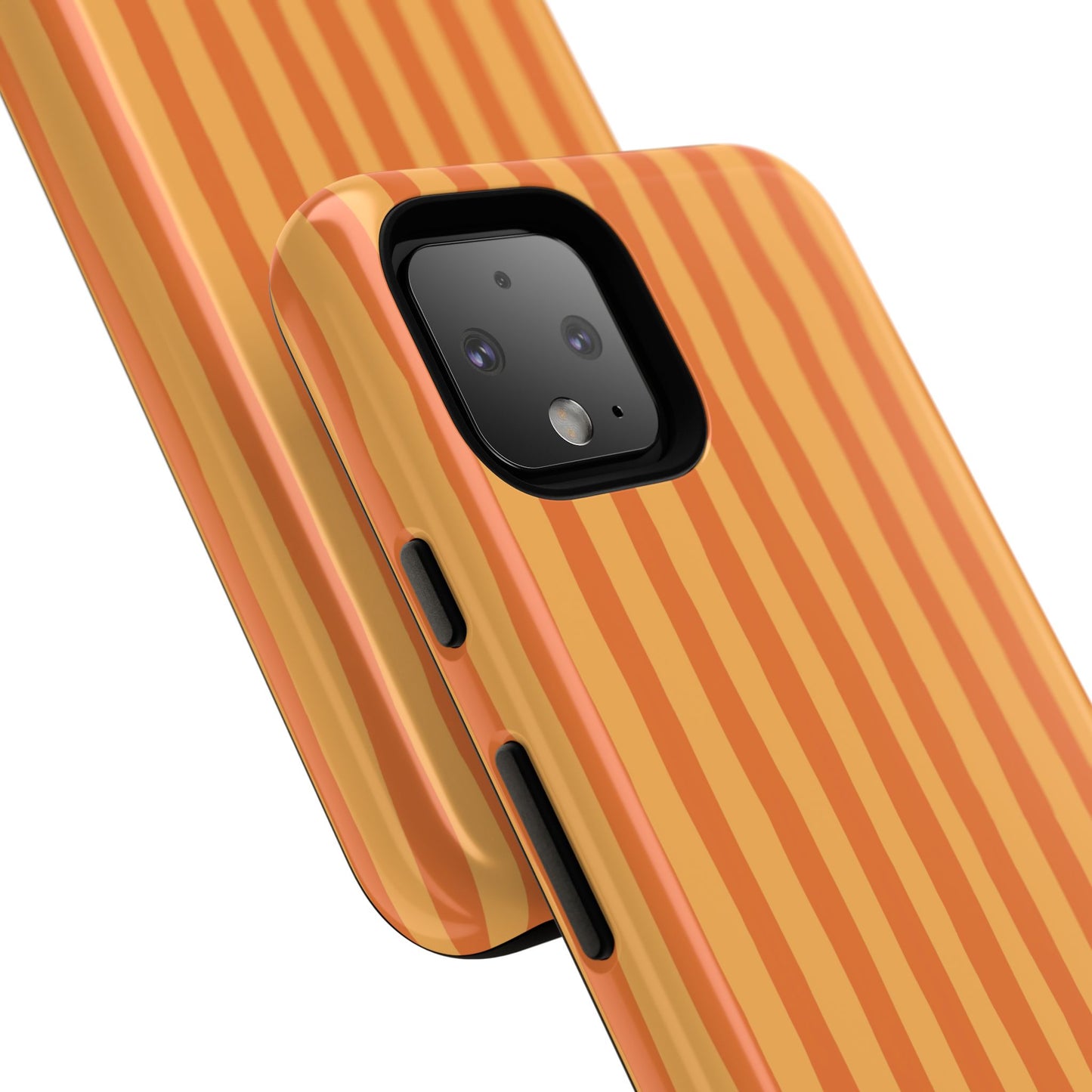 Orange Wavy Stripe Google Pixel Case