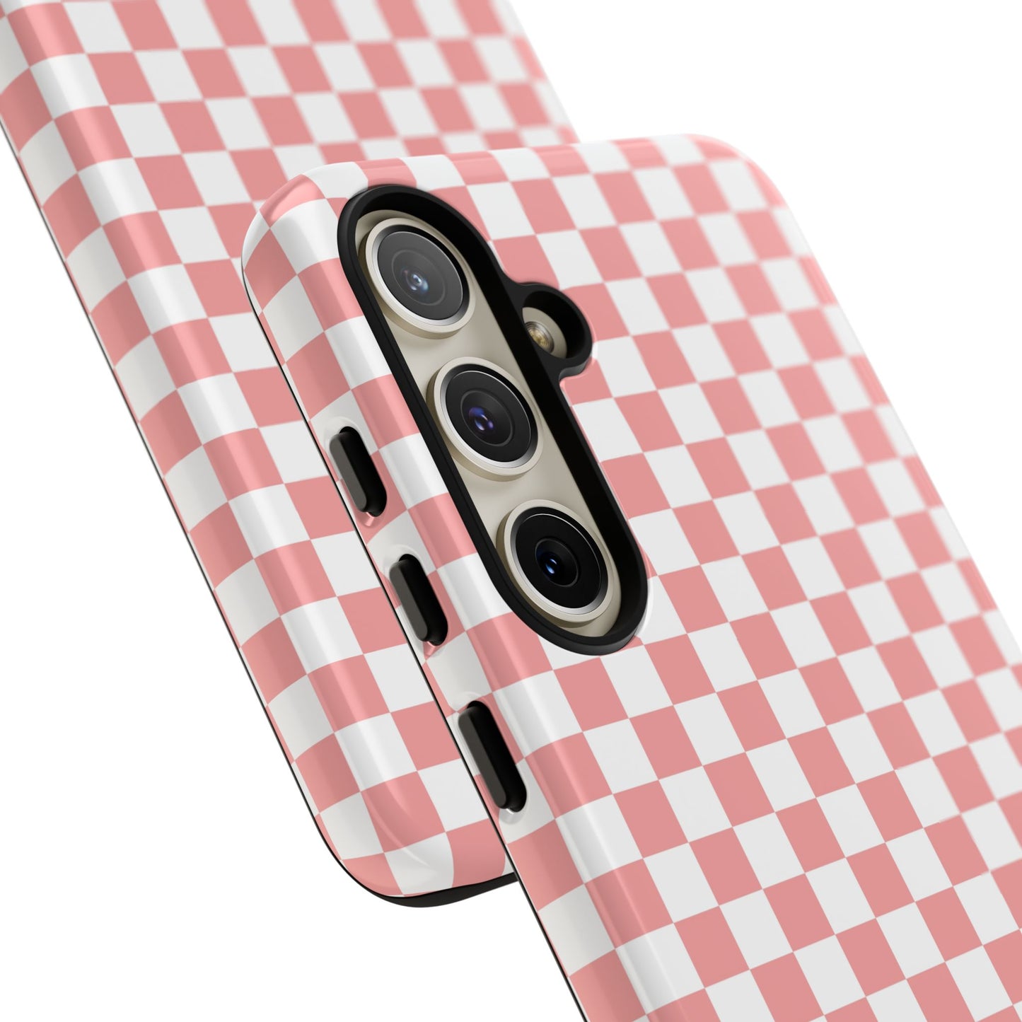 Pink Checkerboard Samsung Case