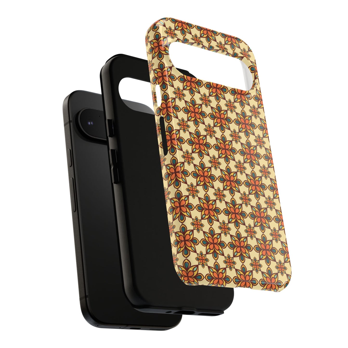 Retro Mandala Floral Google Pixel Case