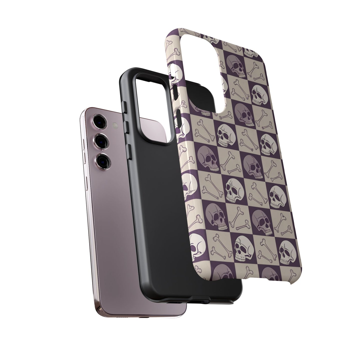 Skull & Bones Checkered Samsung Case