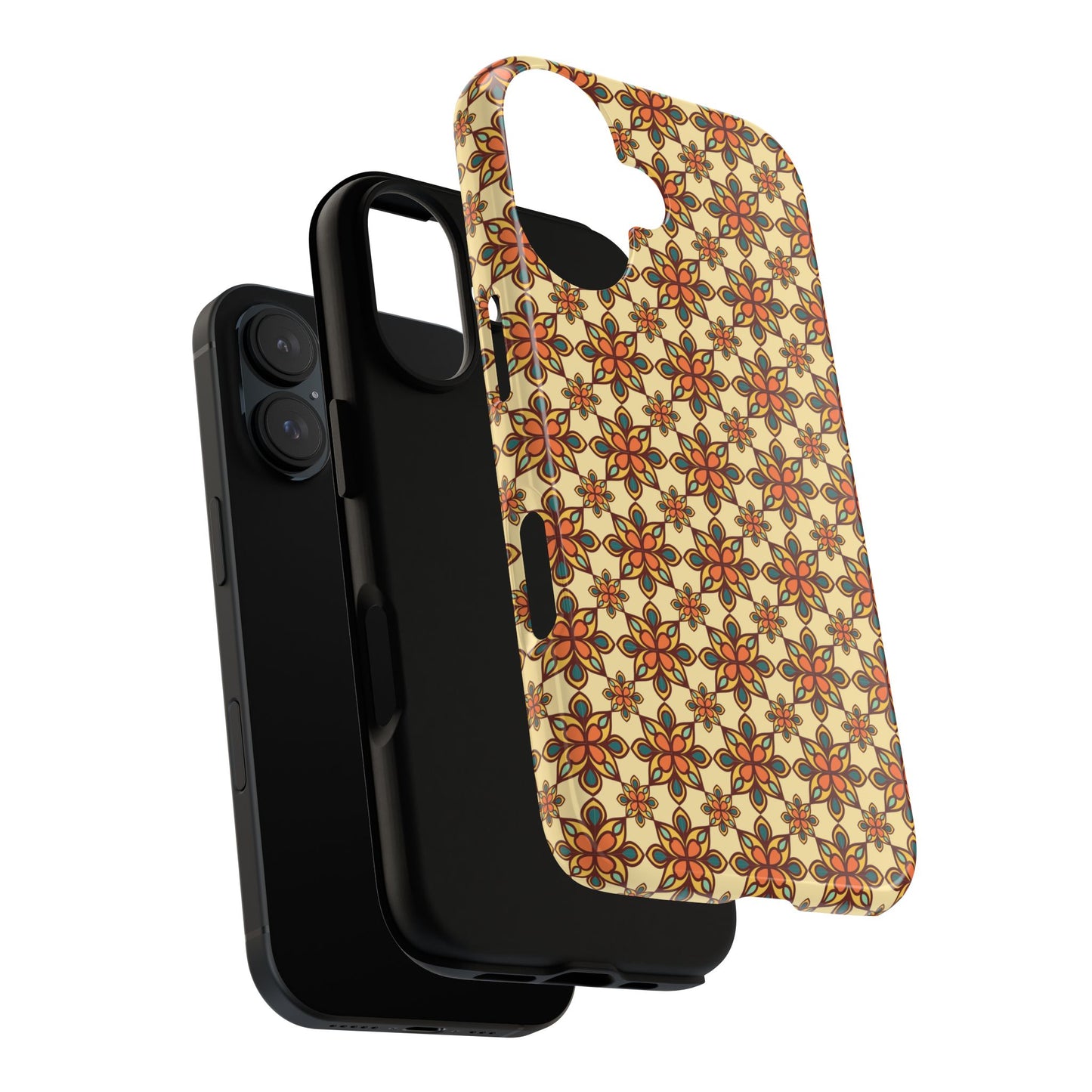 Retro Mandala Floral iPhone Case