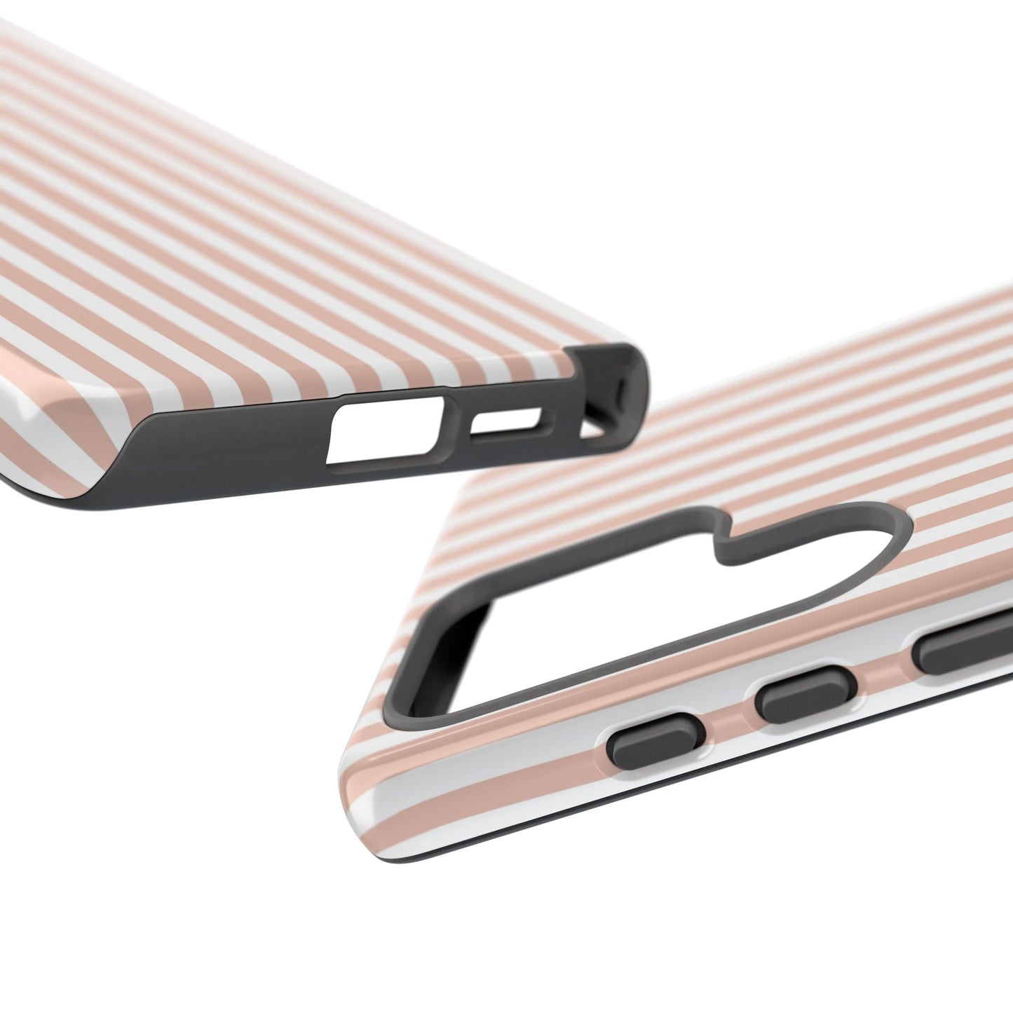 Blush & White Stripe Samsung Case