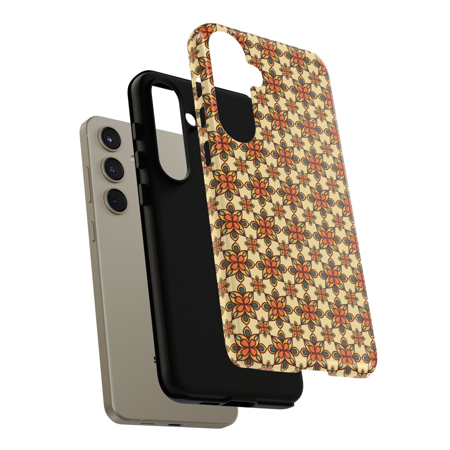 Retro Mandala Floral Samsung Galaxy Case