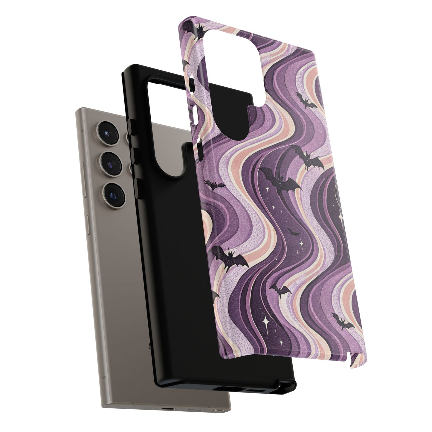 Retro Bats & Swirls Samsung Case