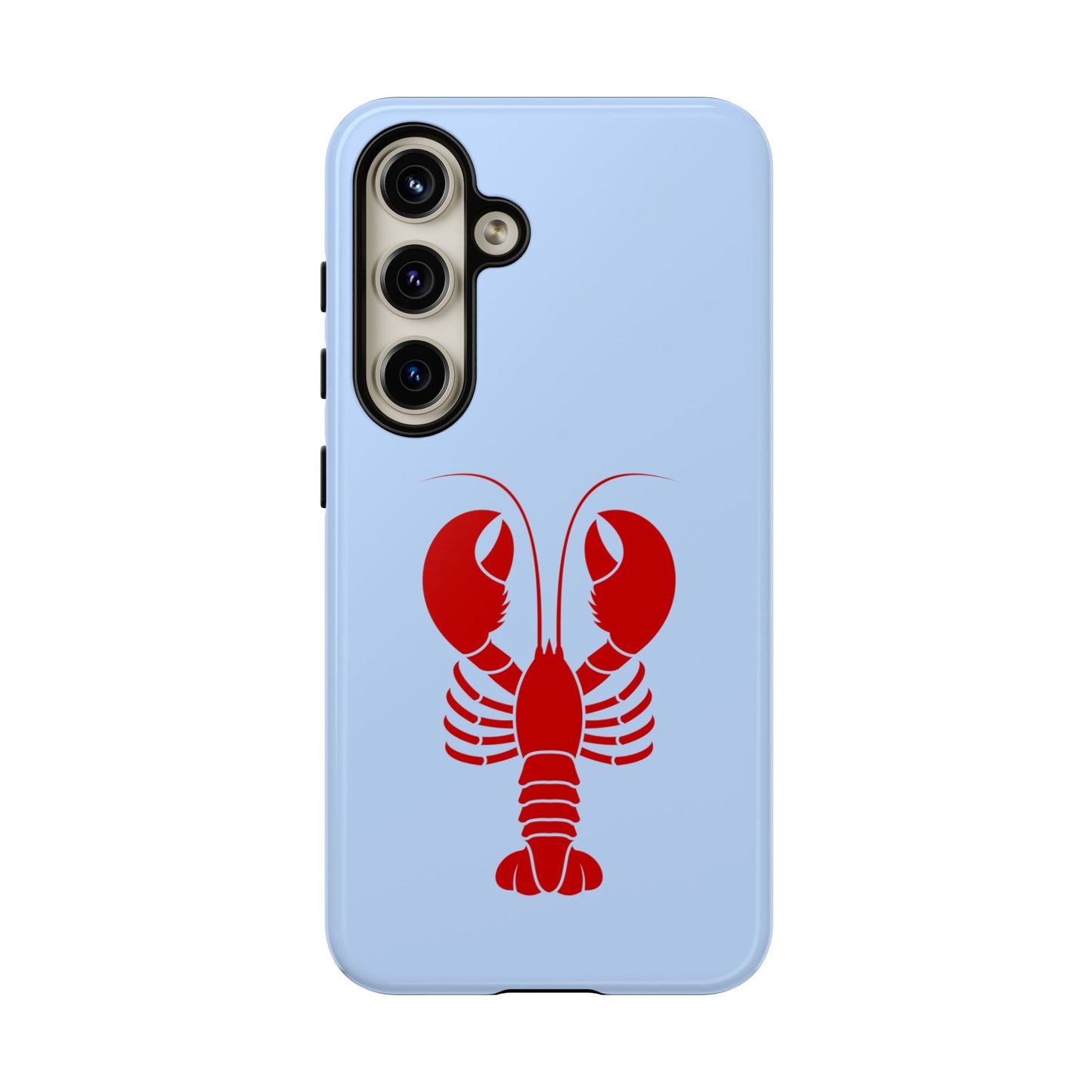 Red Lobster on Sky Blue Samsung Case