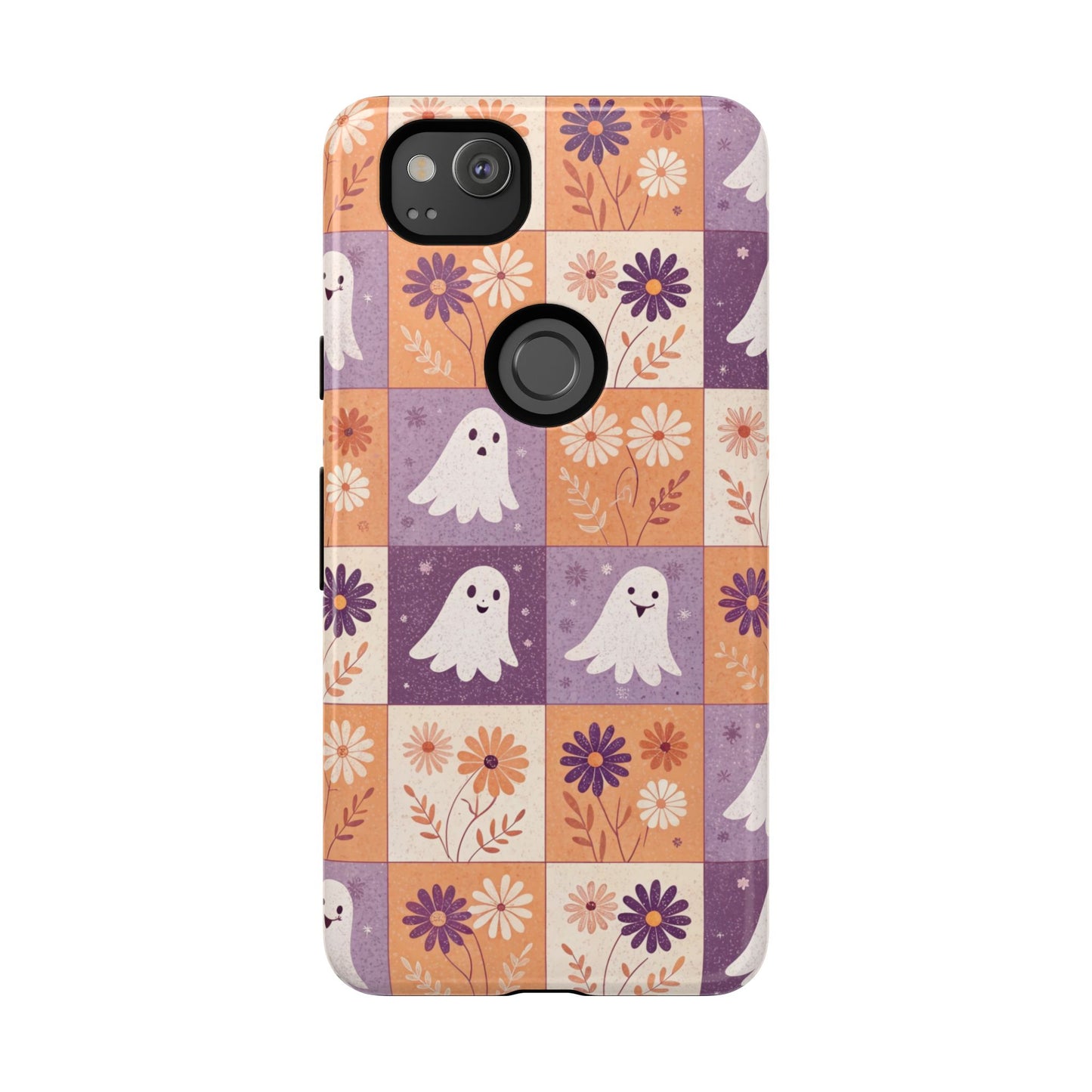 Ghost Floral Checkerboard Google Pixel Case