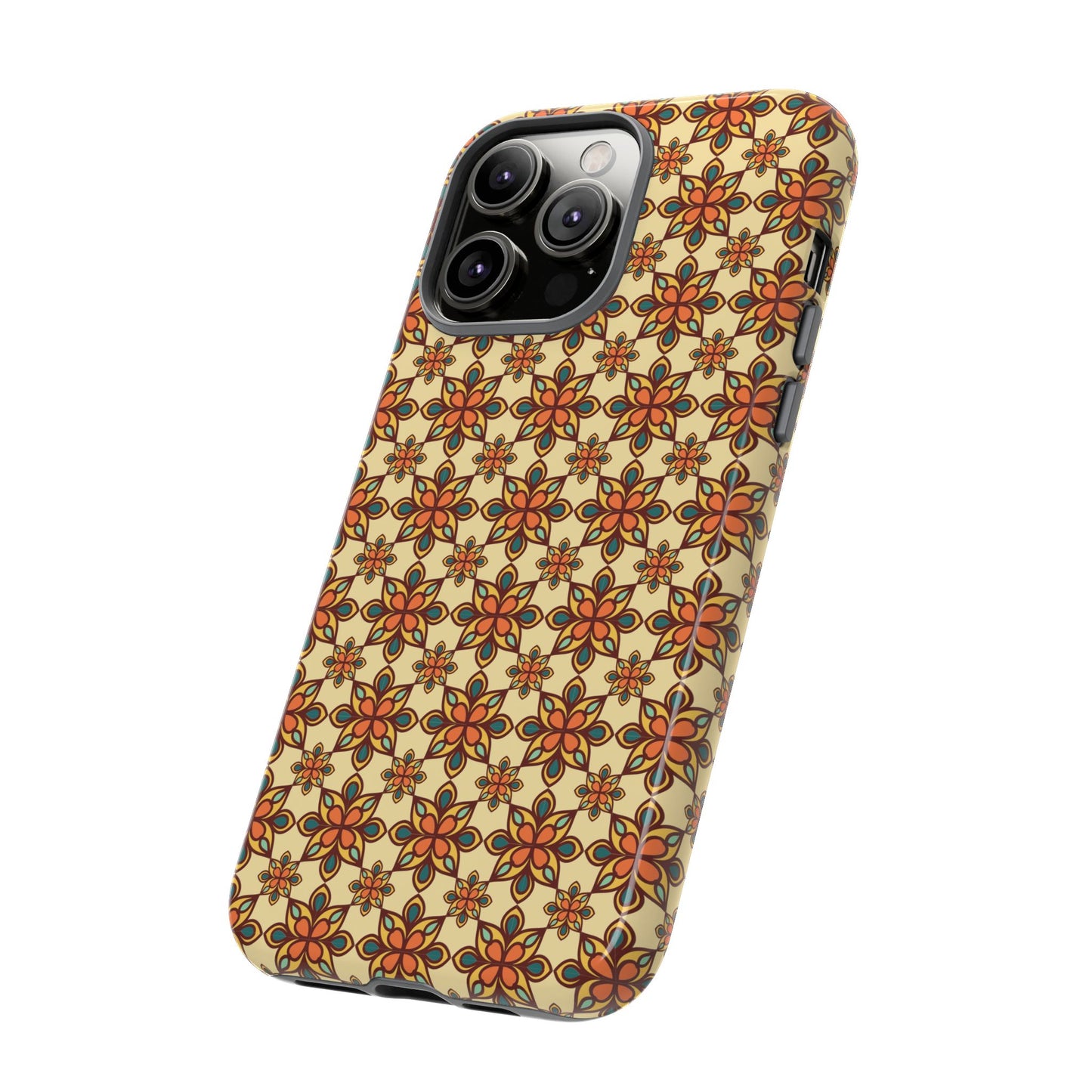 Retro Mandala Floral iPhone Case