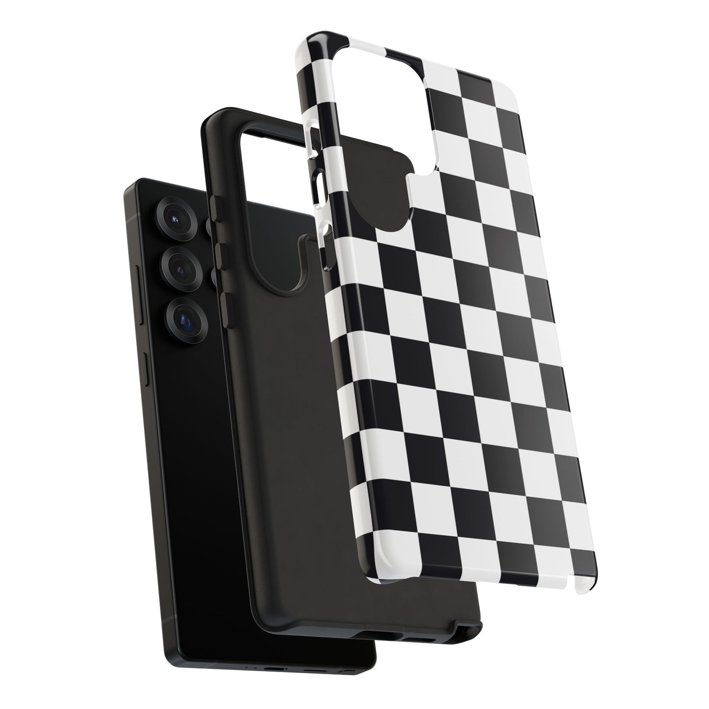 Black & White Checkerboard Samsung Case