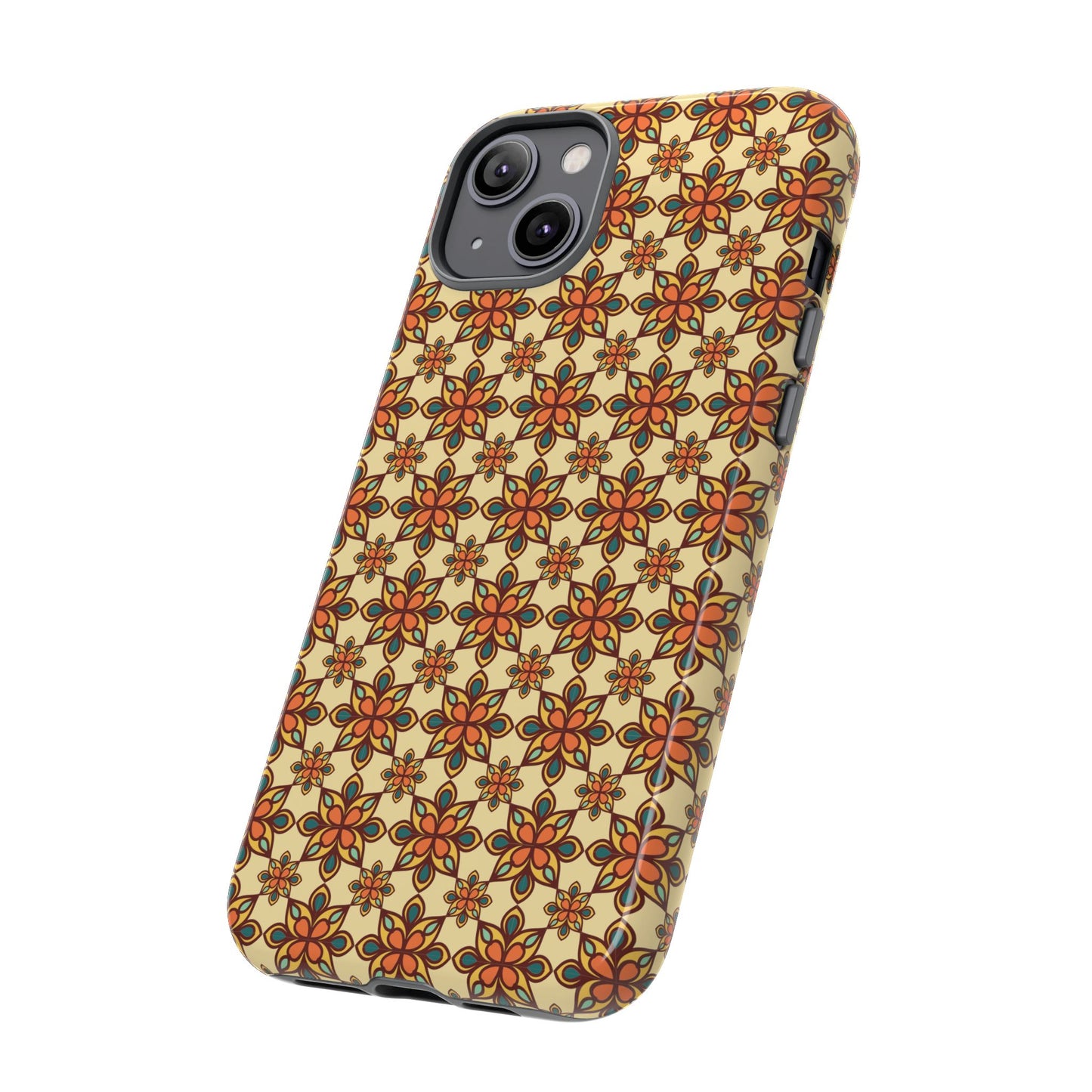 Retro Mandala Floral iPhone Case
