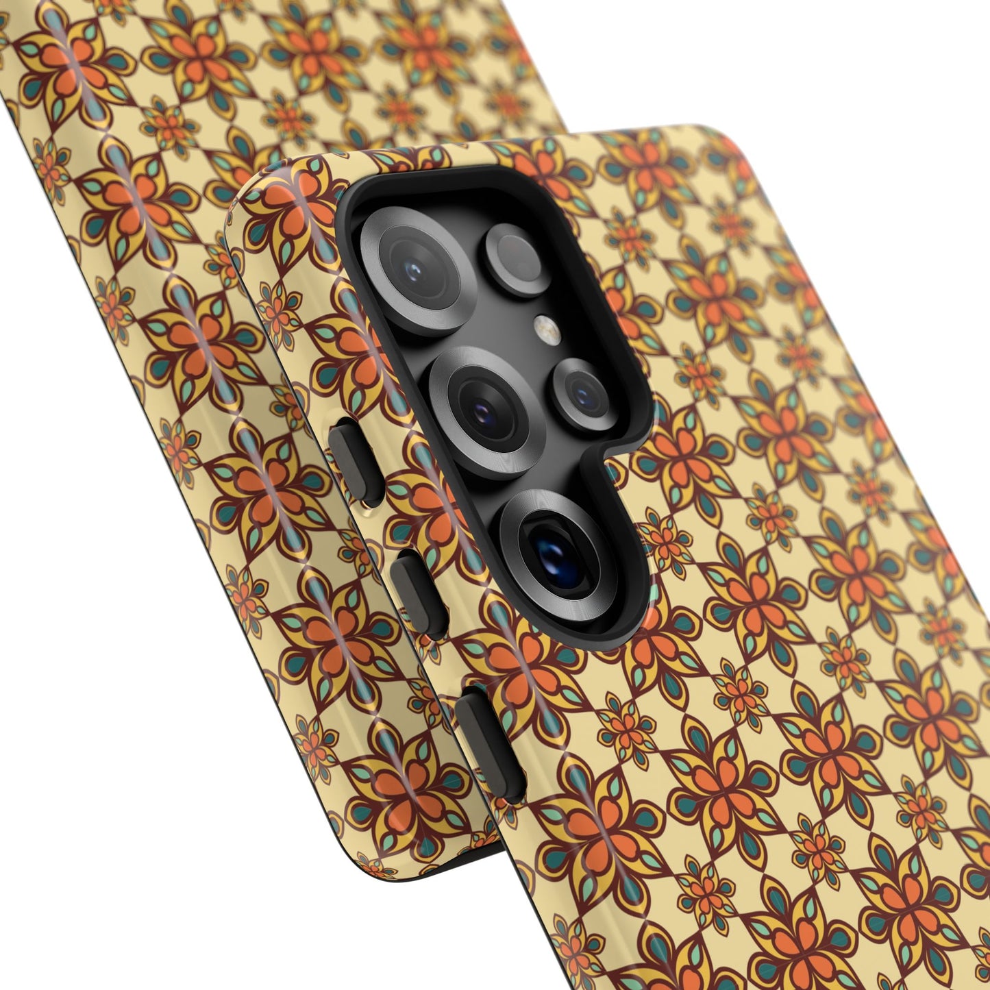 Retro Mandala Floral Samsung Galaxy Case