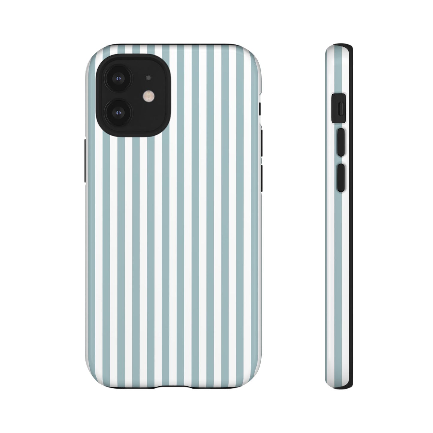 Blue & White Stripe iPhone Case