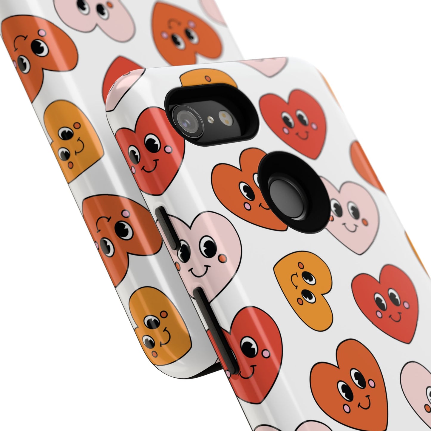 Smiley Heart Faces Google Pixel Case