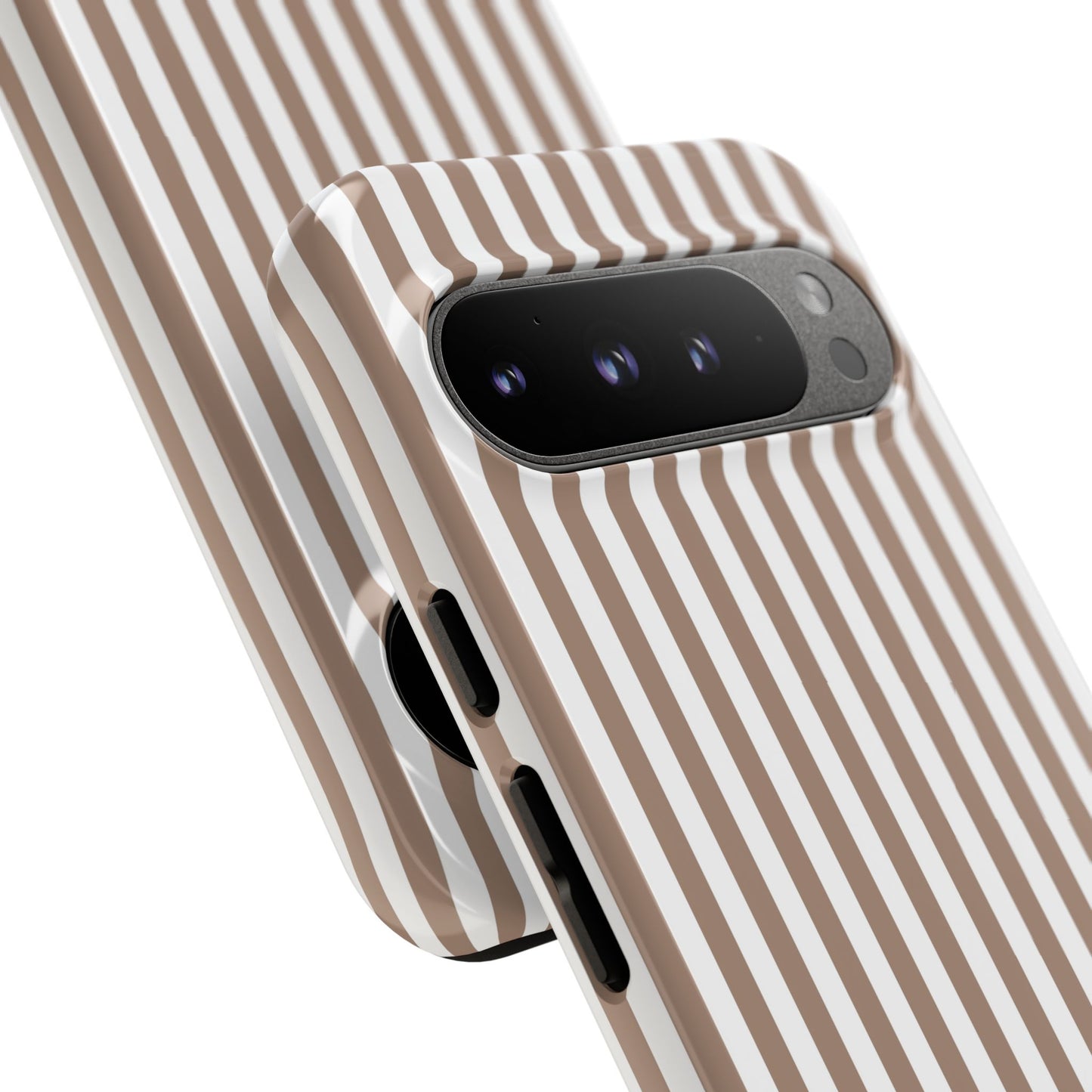 Beige & White Stripe Google Pixel Case