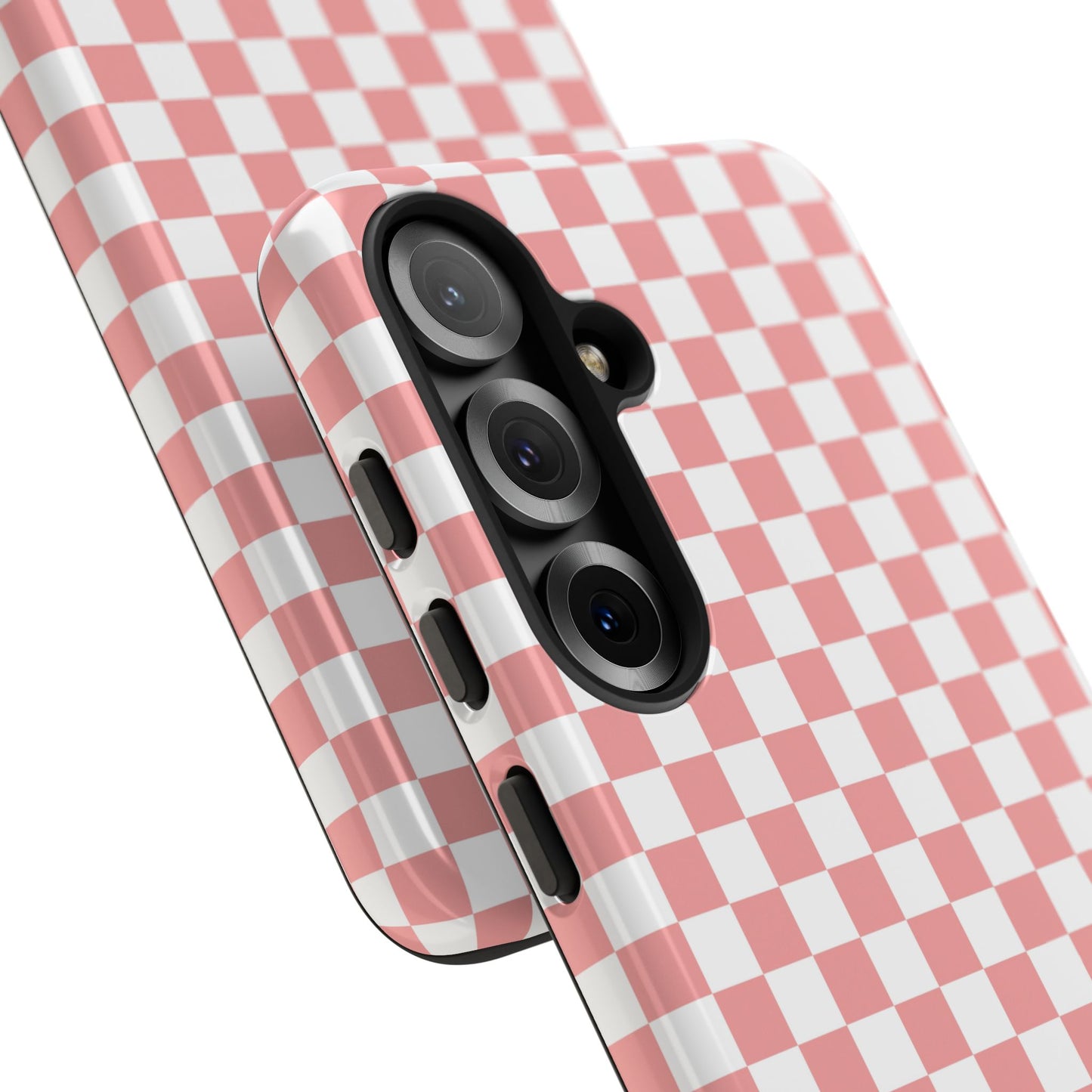 Pink Checkerboard Samsung Case