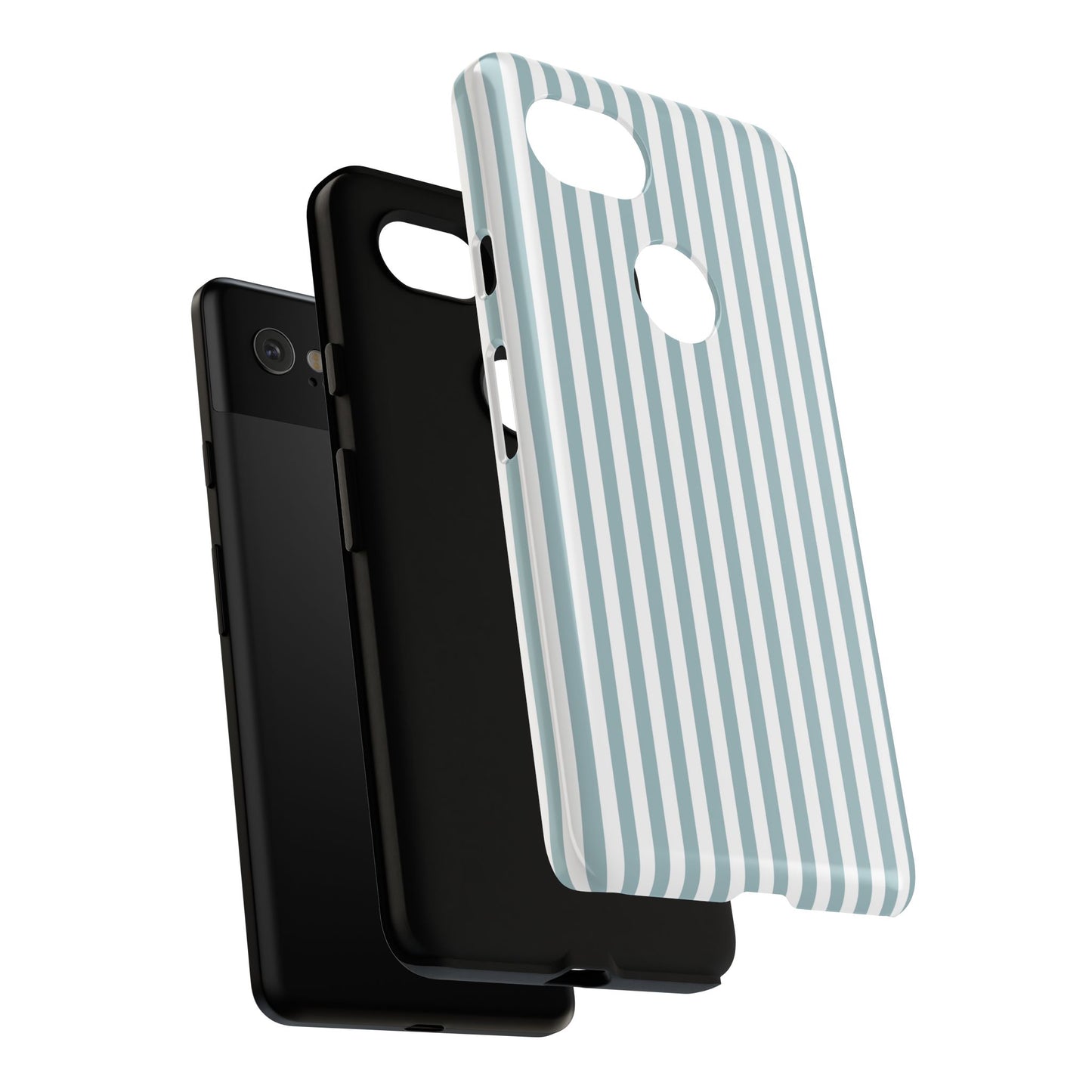 Blue & White Stripe Google Pixel Case