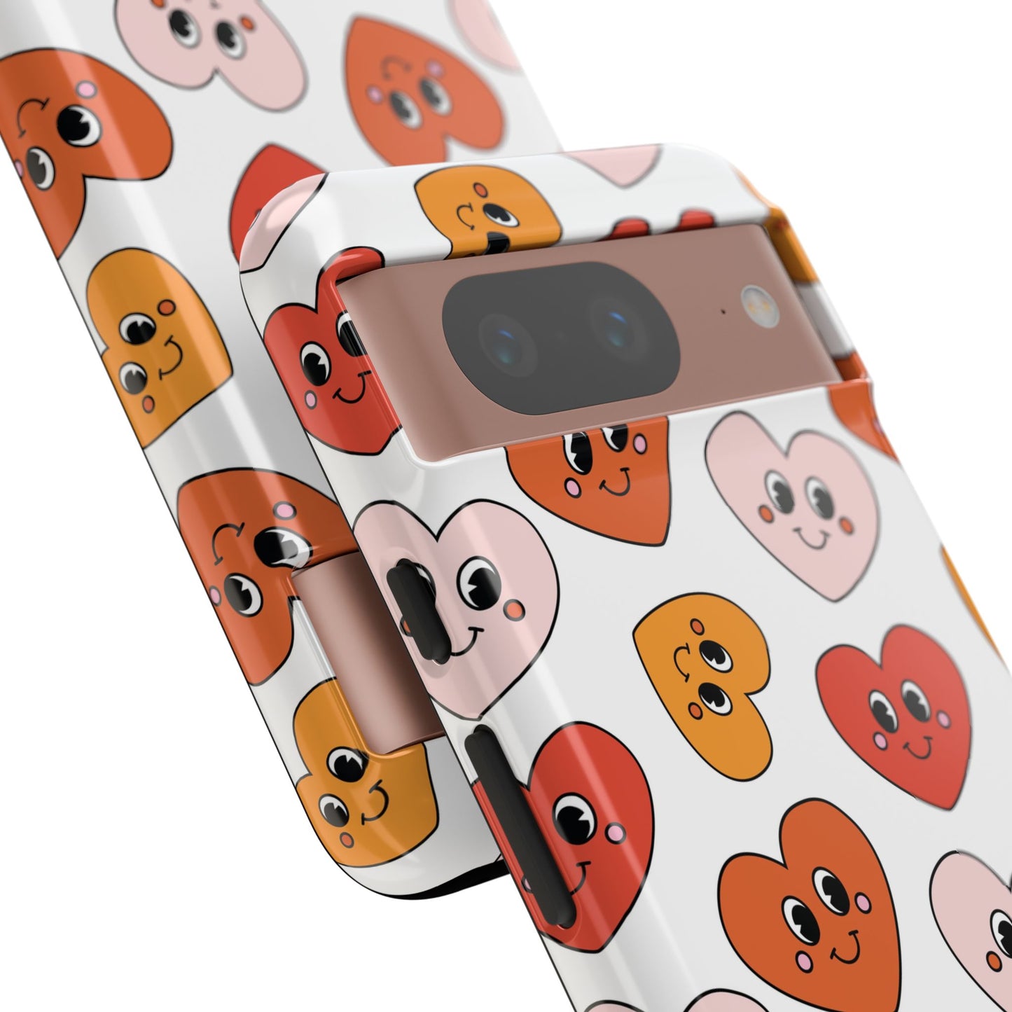 Smiley Heart Faces Google Pixel Case
