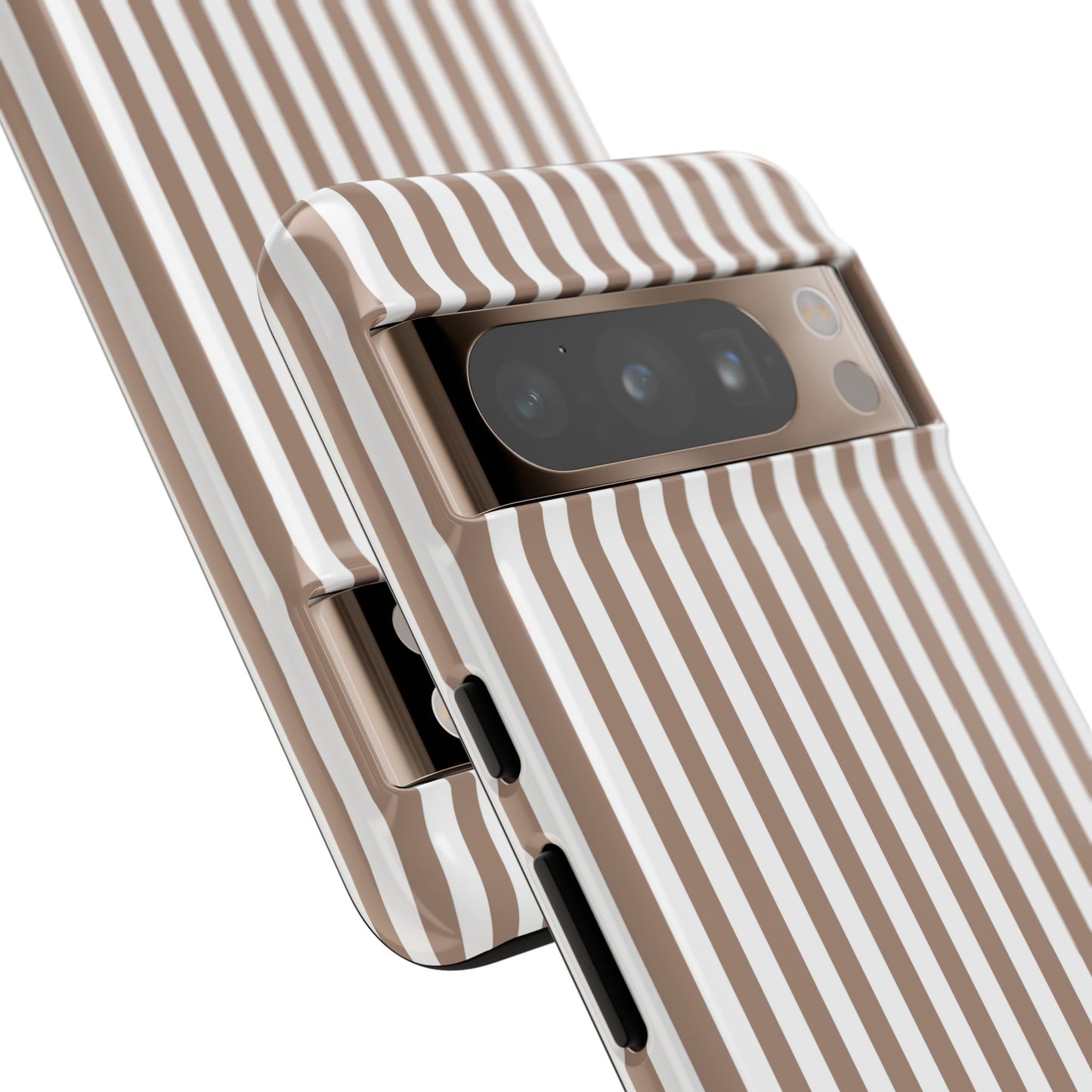 Beige & White Stripe Google Pixel Case