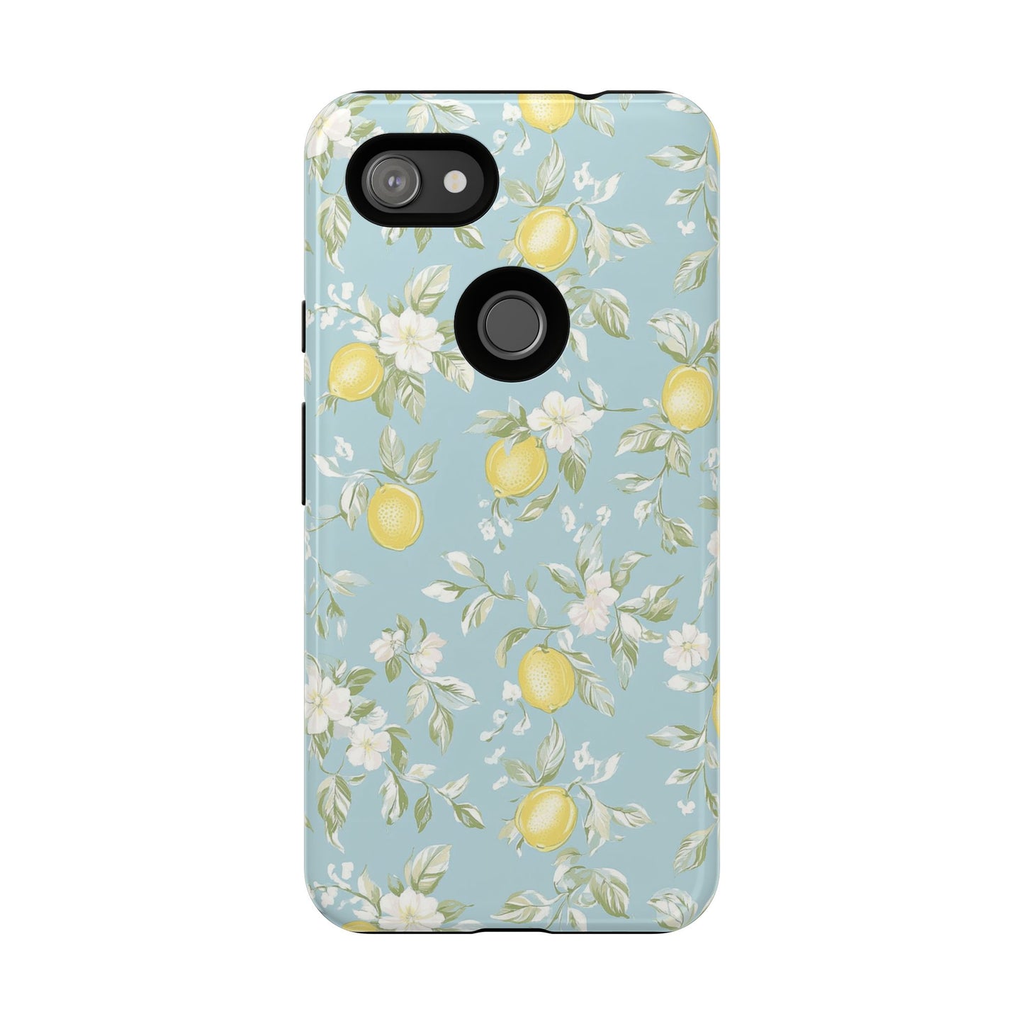 Lemon Blossom Blue Google Pixel Case
