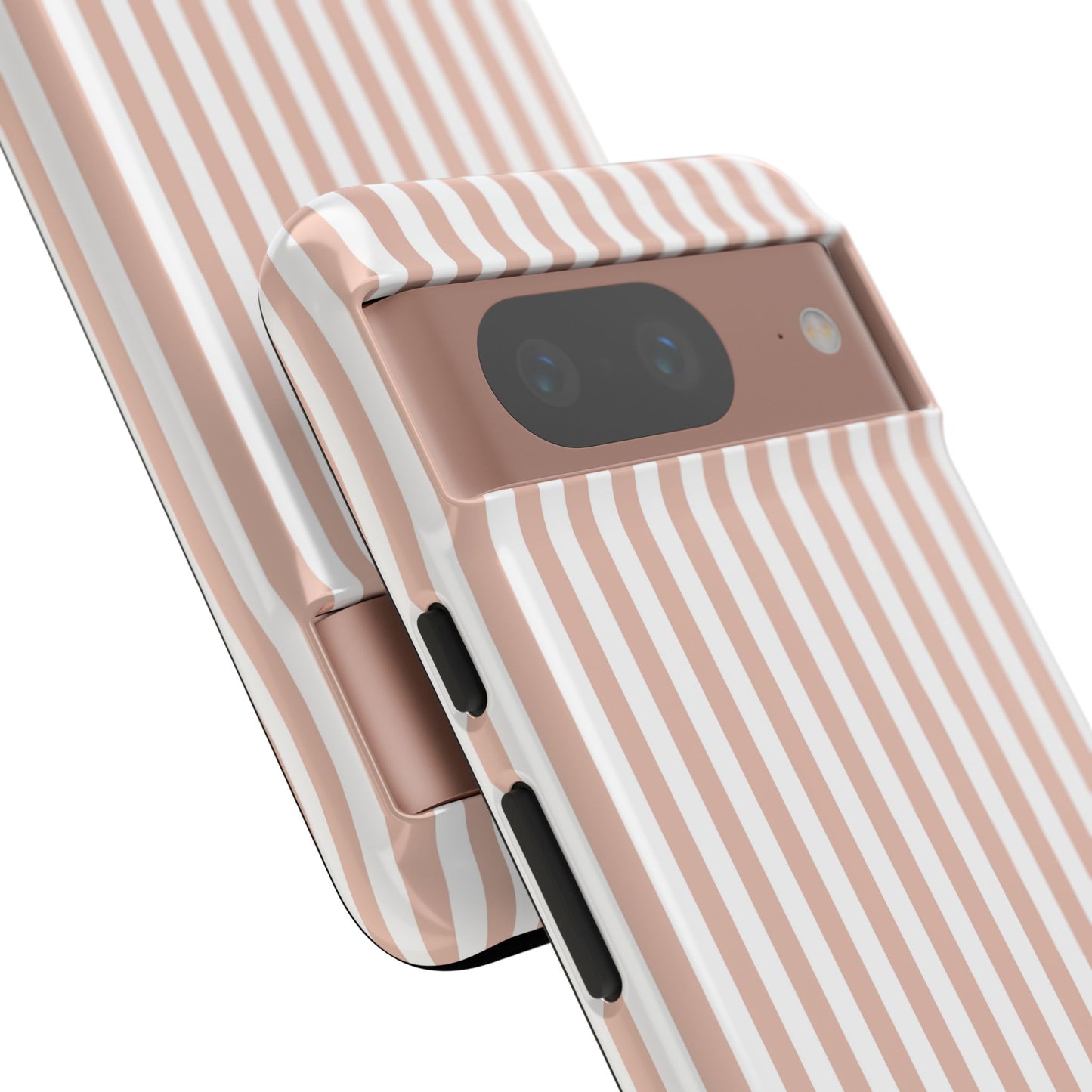 Blush & White Stripe Google Pixel Case
