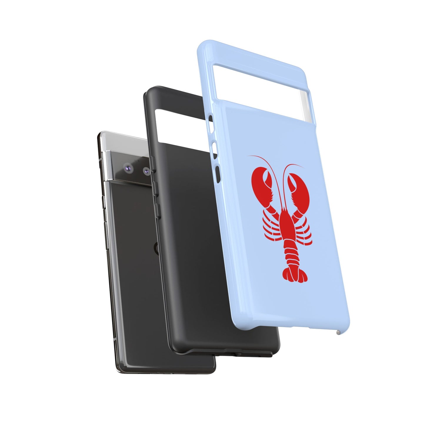 Red Lobster on Sky Blue Google Pixel Case